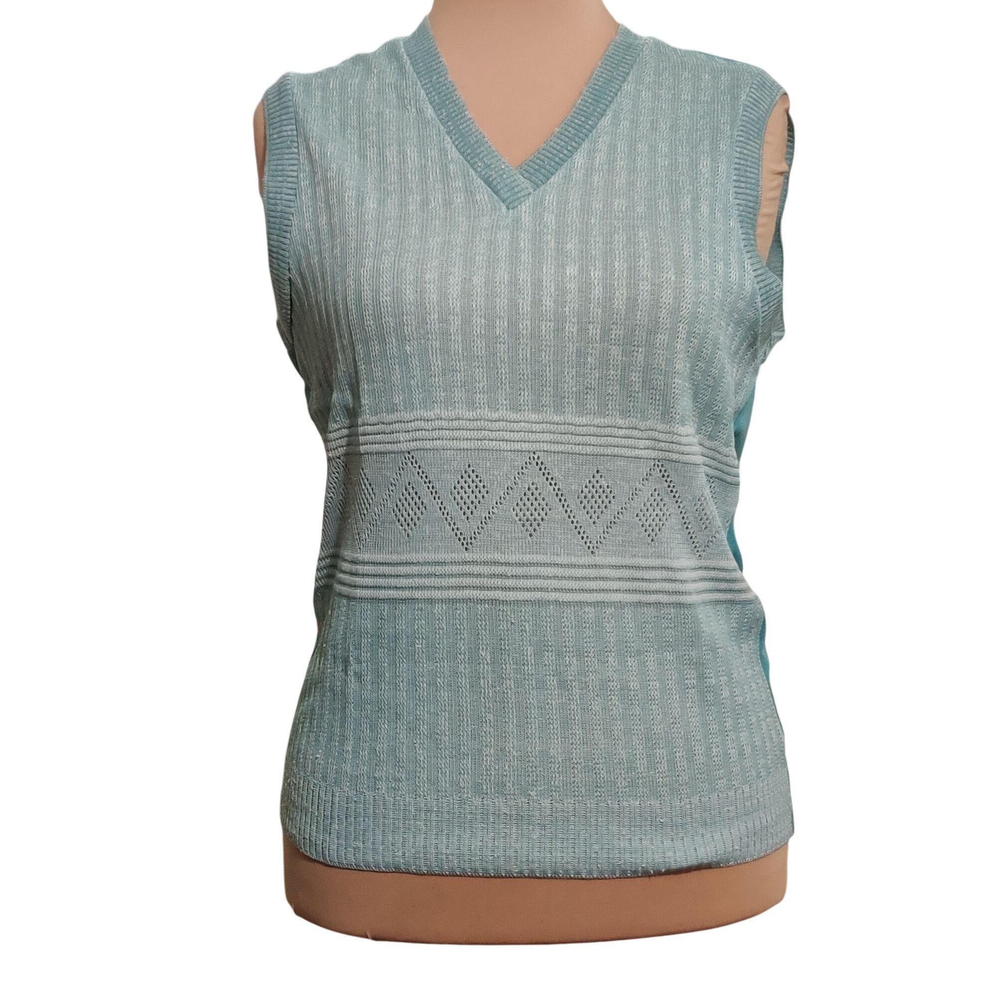 Vintage Diane Young Sportswear L Knit Vest Vintage Sleeveless Pullov Size L / US 10 / IT 46 - 1 Thumbnail