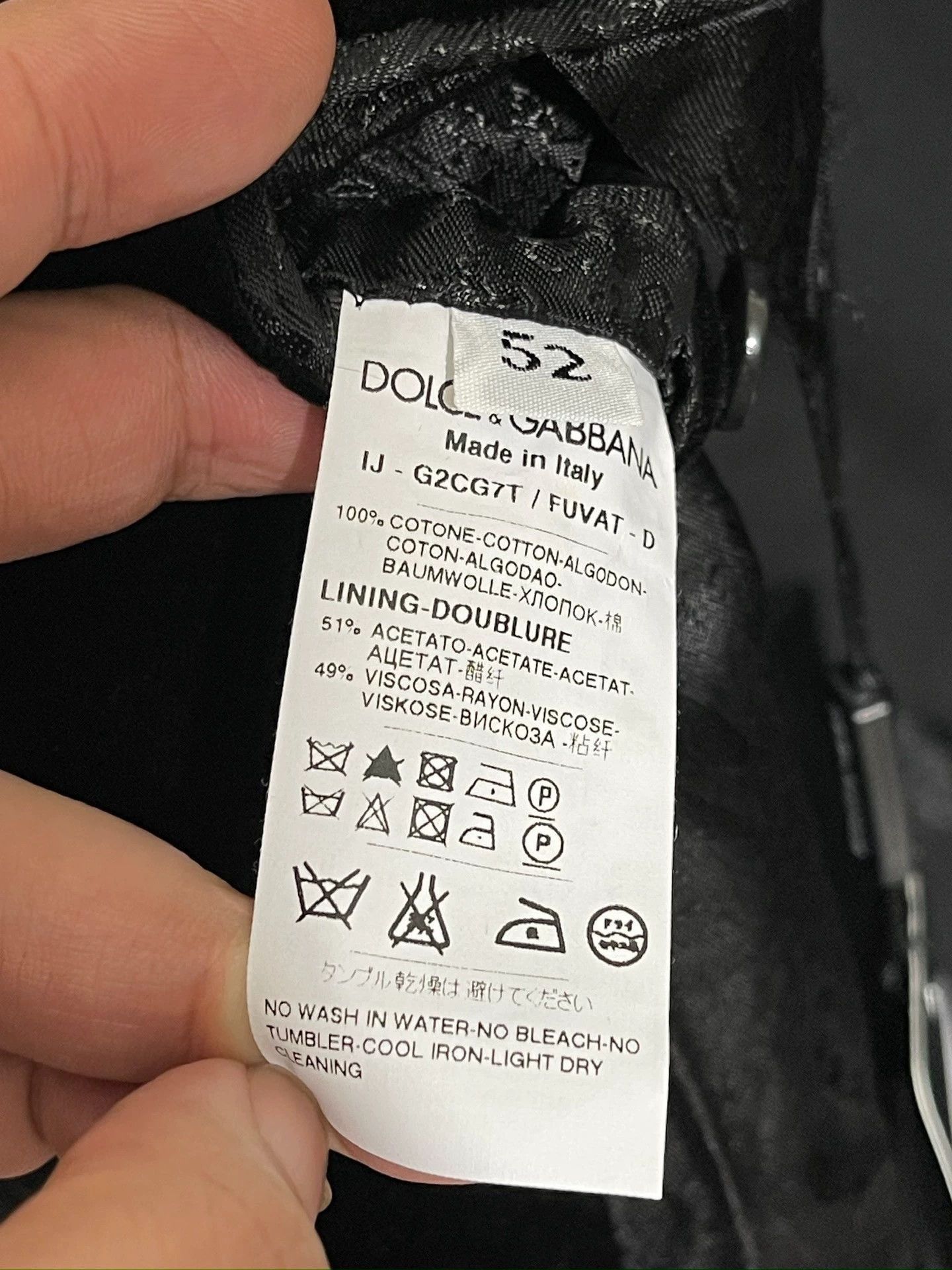 Dolce & Gabbana Black Velvet Single-Breasted Light Jacket Size US XXS / EU 40 - 8 Thumbnail