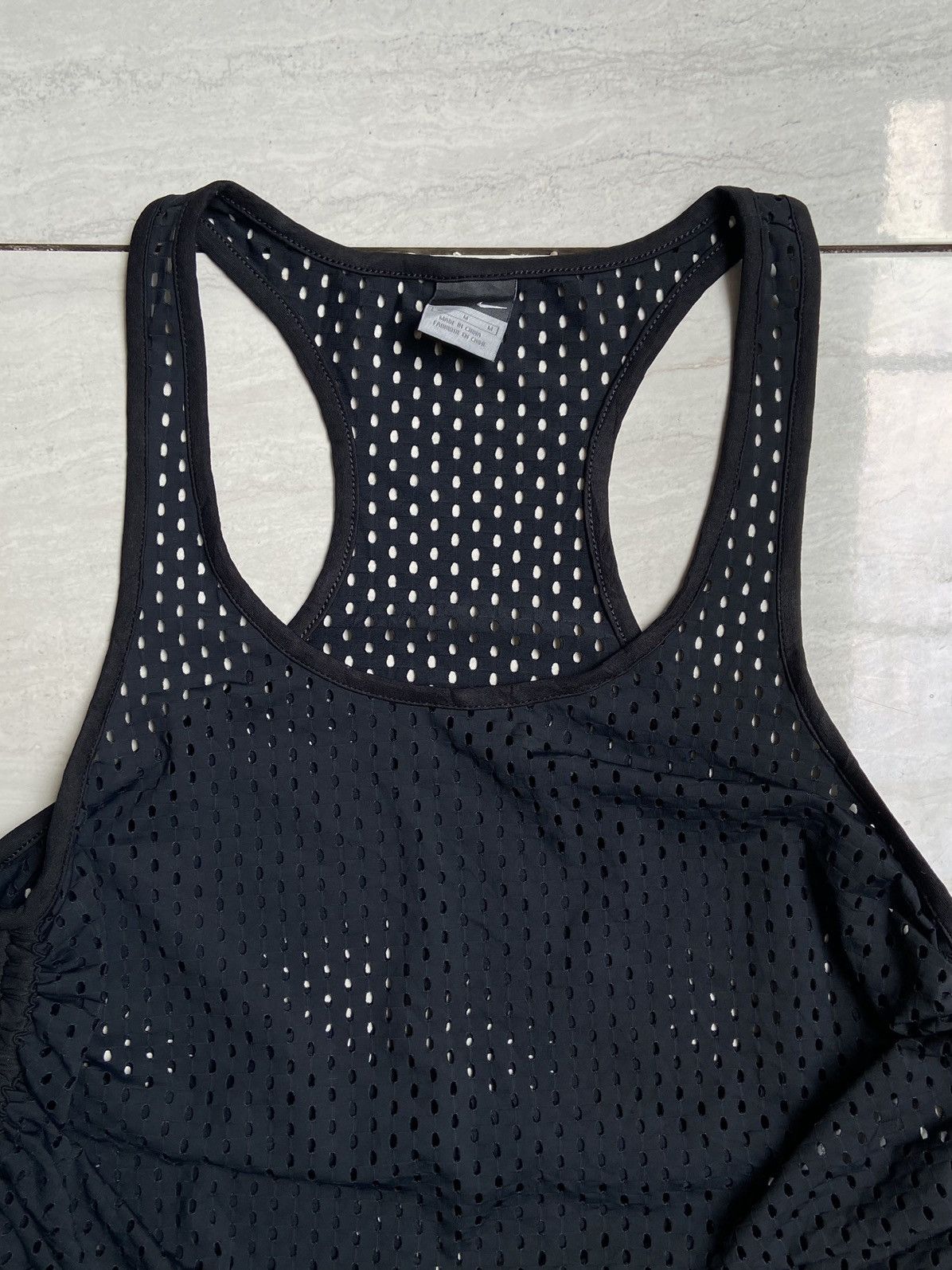 Nike NIKE Black Mesh Tank Tops Size US XXS / EU 40 - 10 Thumbnail