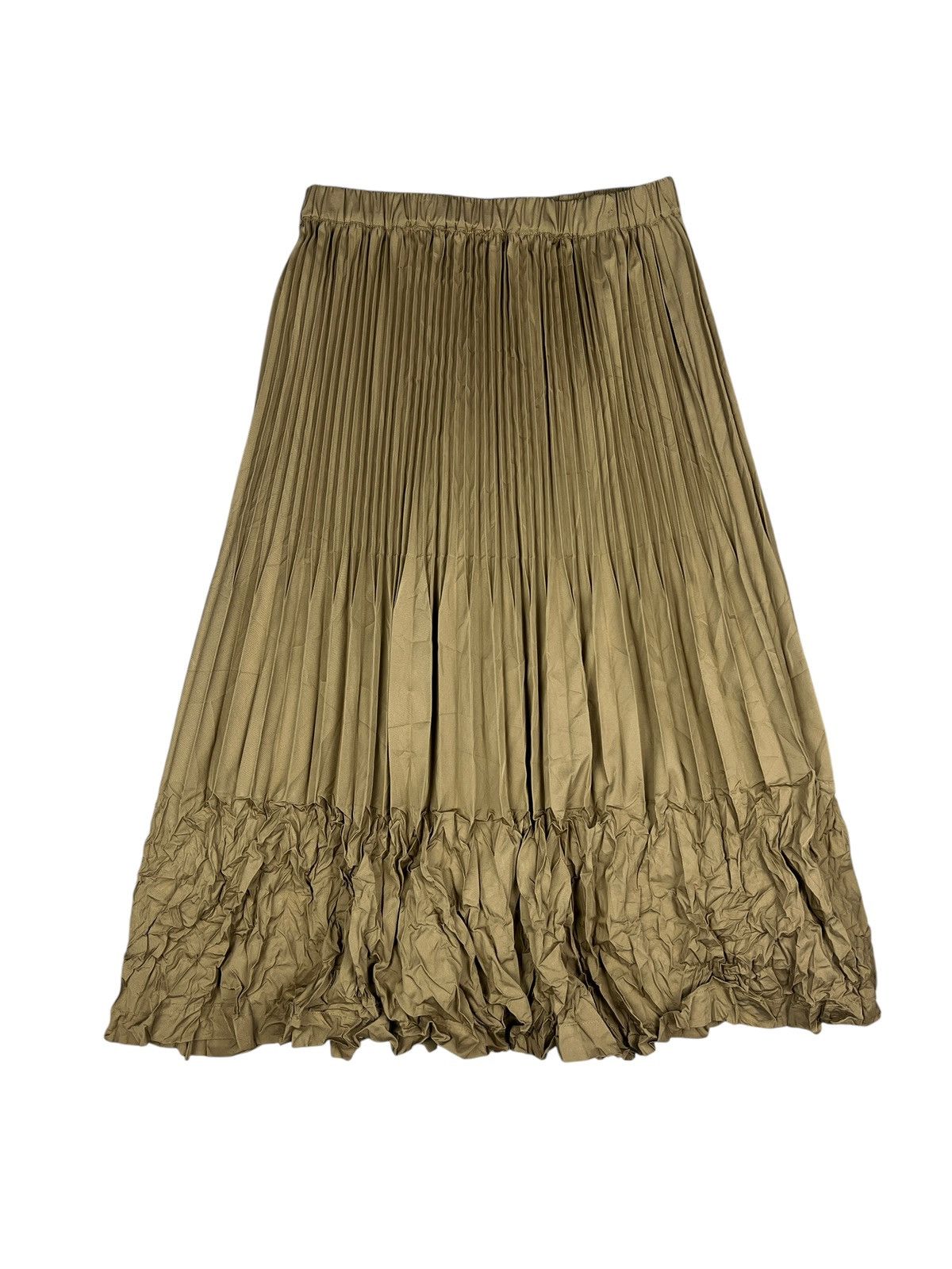 Issey Miyake Ne-Net Pleated Wrinkles Maxi Skirt Size 29" - 8 Thumbnail