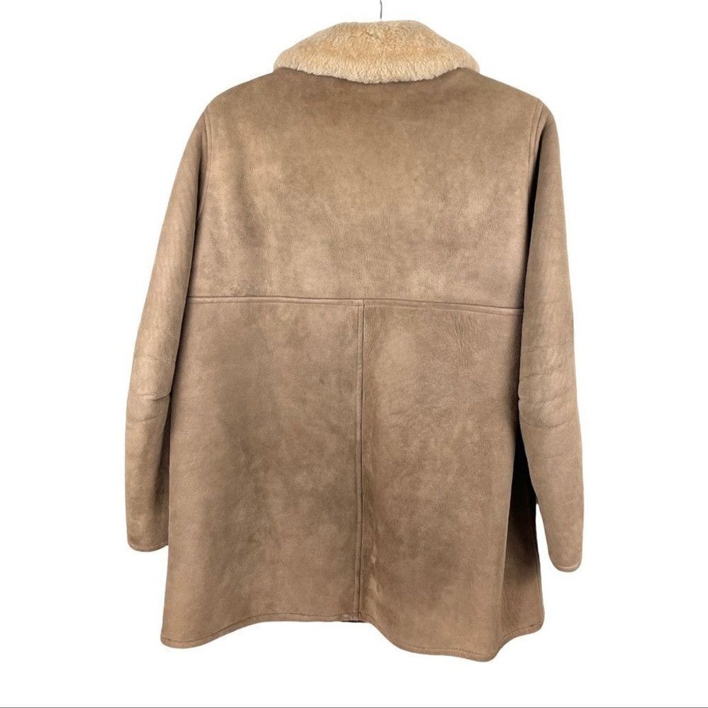 Other Gamulux Argentinian Sherpa Lined Nubuck Button-Up Coat M/L Size M / US 6-8 / IT 42-44 - 3 Thumbnail