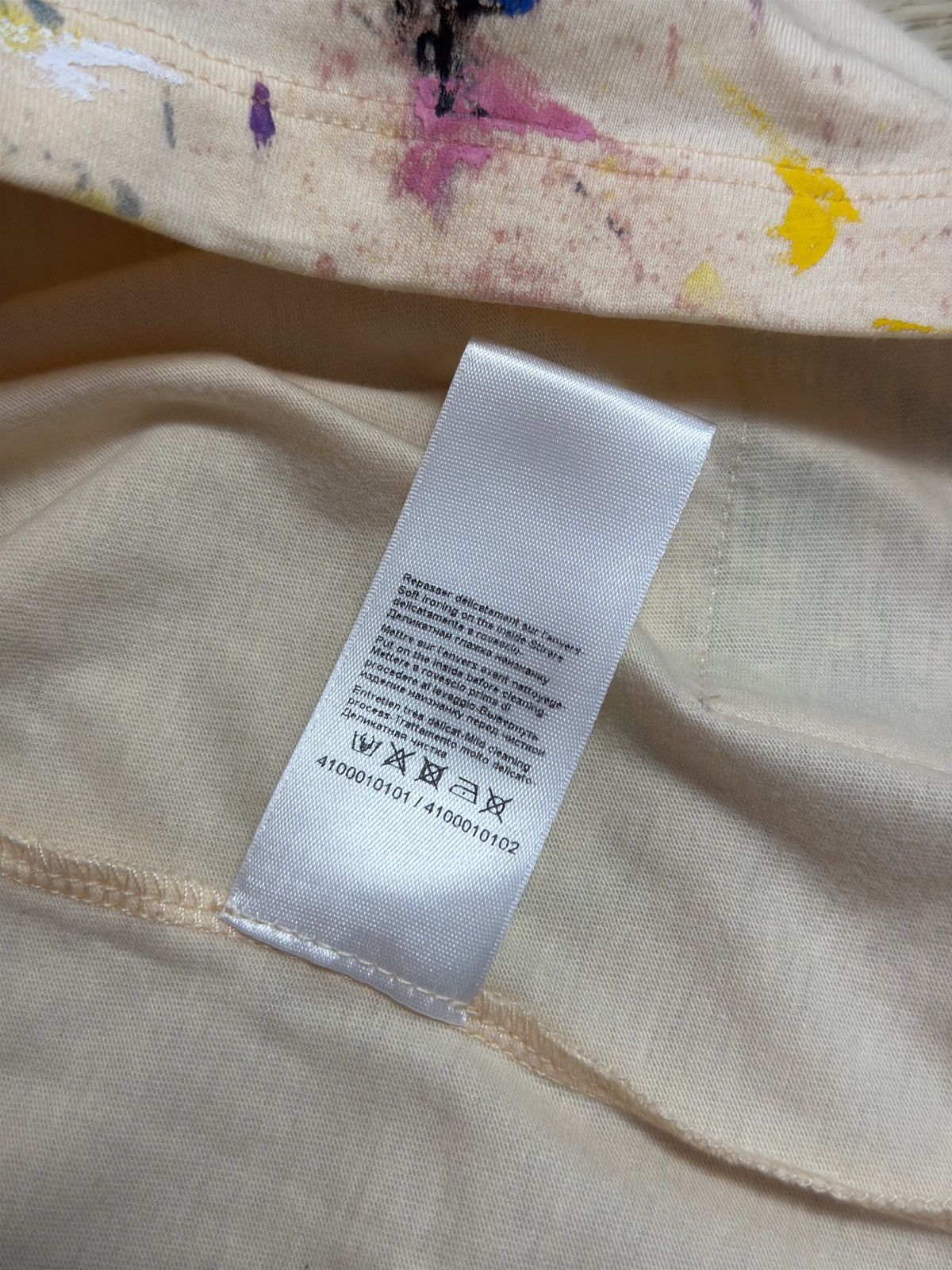 Gallery Dept. × Lanvin Gallery Dept. Lanvin Pink Paint Splatter Tee Shirt Size XL / US 12-14 / IT 48-50 - 11 Thumbnail