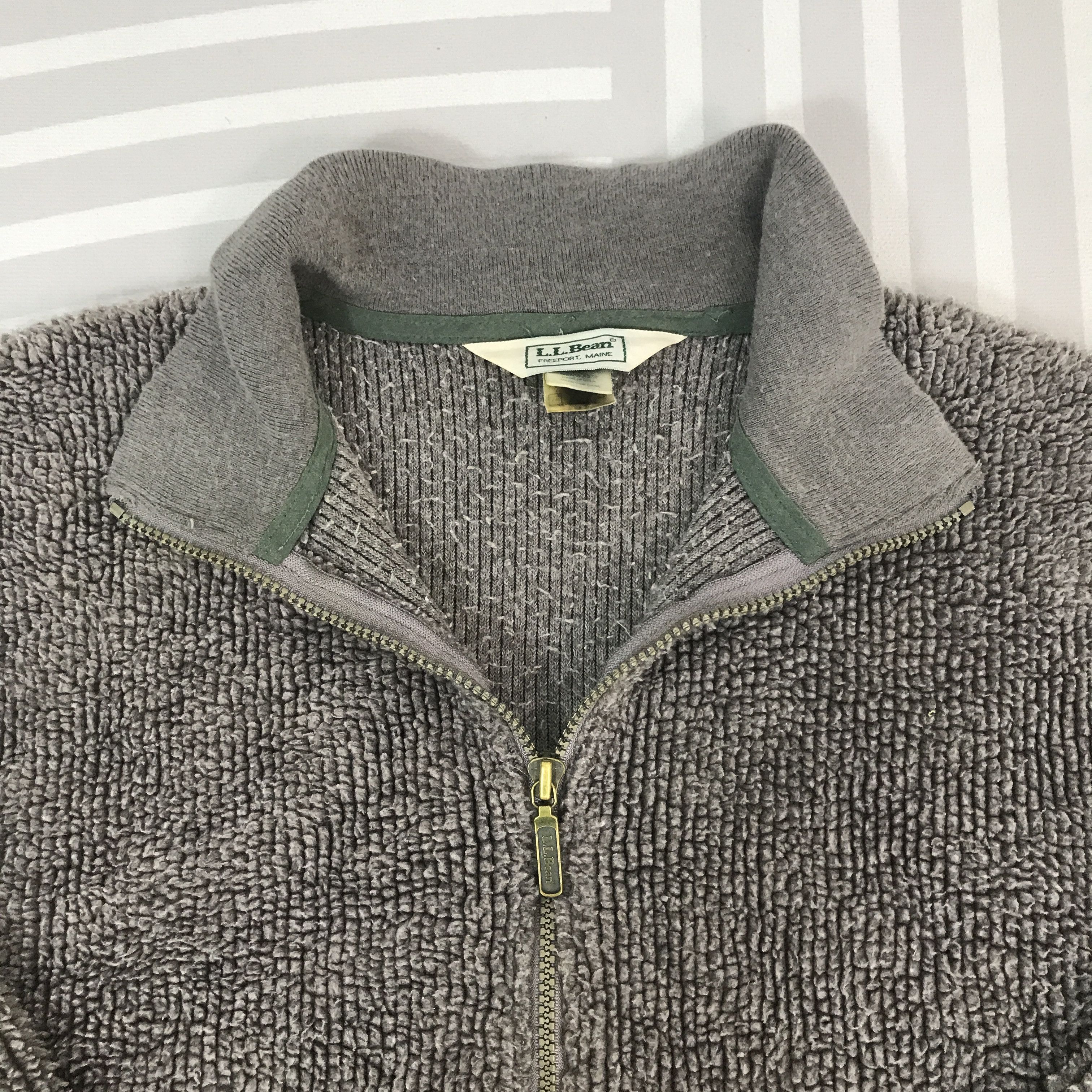 L.L. Bean Vintage L.L Bean Half zipper Sherpa Jacket Size US S / EU 44-46 / 1 - 8 Thumbnail