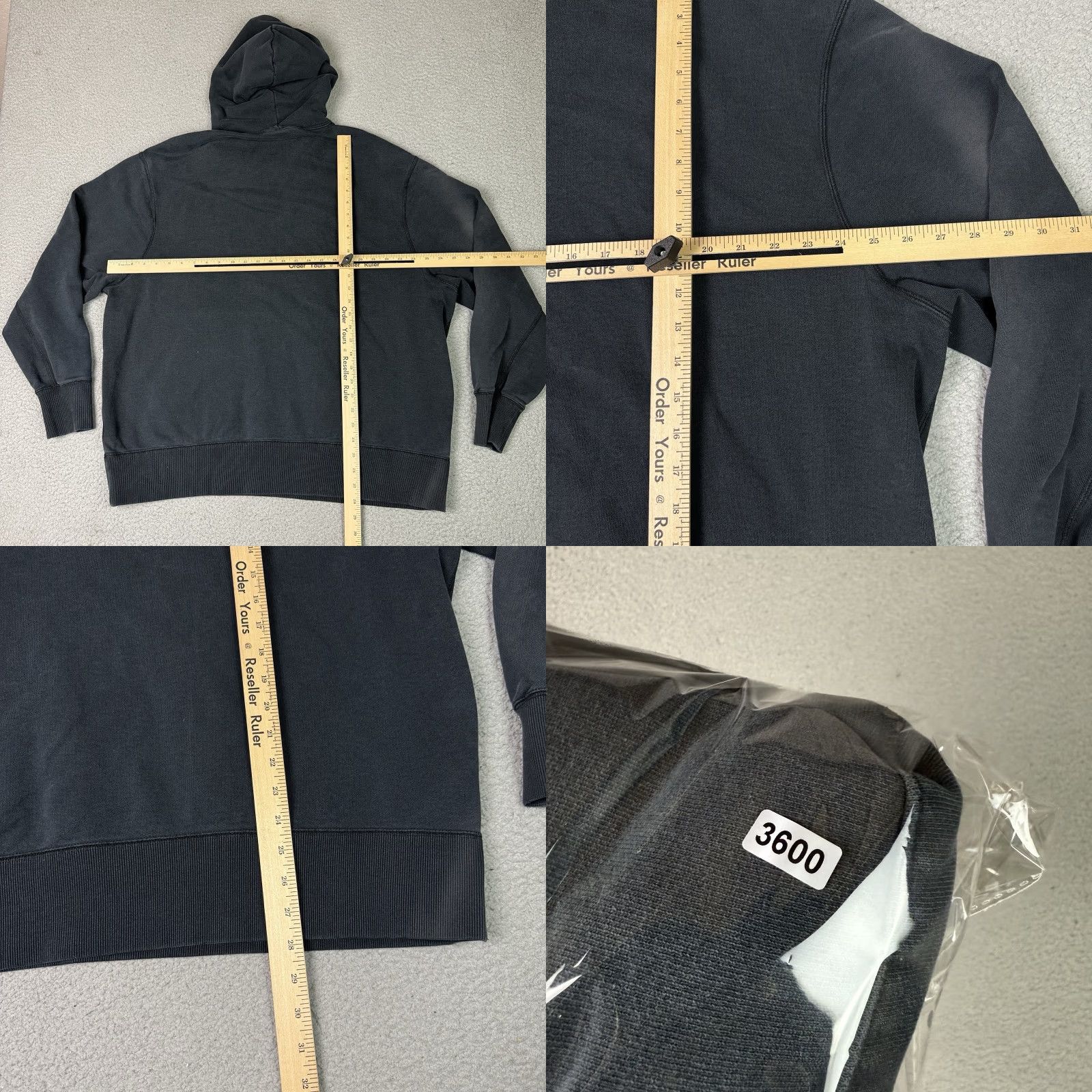 Nike Nike Hoodie Mens 2XL Black Club Swoosh Logo Kangaroo Essential Faded Distressed Size US XXL / EU 58 / 5 - 8 Thumbnail