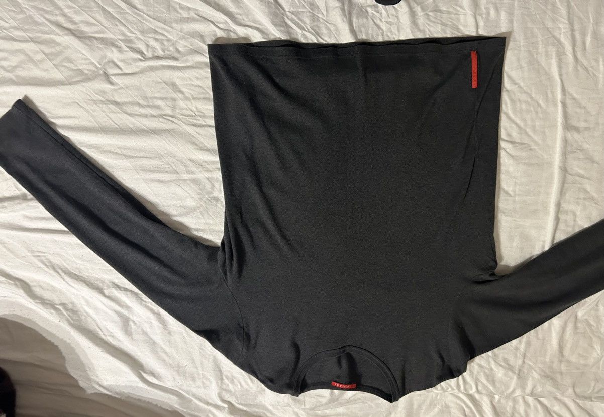 Prada Vintage Prada long sleeve Crew Neck T-shirt Size US L / EU 52-54 / 3 - 2 Thumbnail