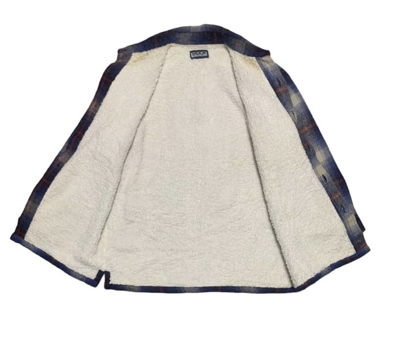 Japanese Brand Vintage Galaja Japan Plaid Wool Flannel Shirt Jacket Size US L / EU 52-54 / 3 - 2 Thumbnail