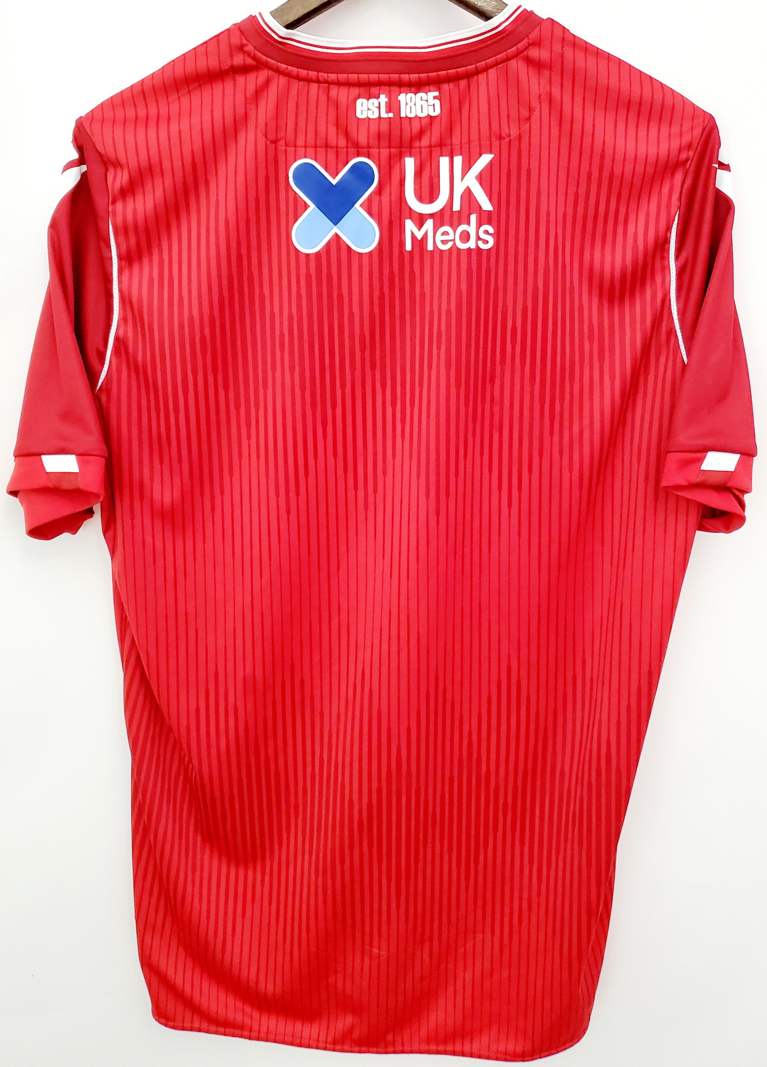 Macron Nottingham Forest 2019/2020 Home jersey perfect condition L Size US L / EU 52-54 / 3 - 6 Thumbnail