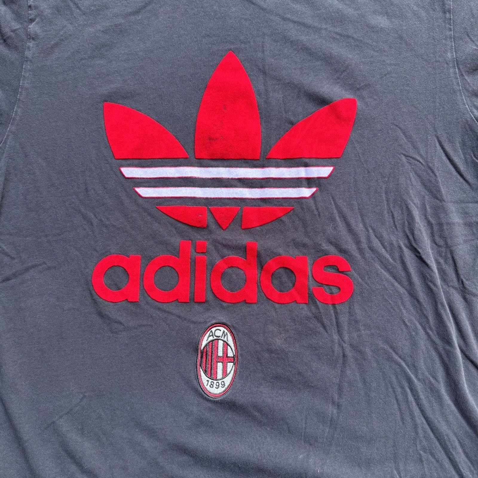 Adidas VINTAGE 2000S ADIDAS AC MILAN TEE Size US XL / EU 56 / 4 - 4 Thumbnail