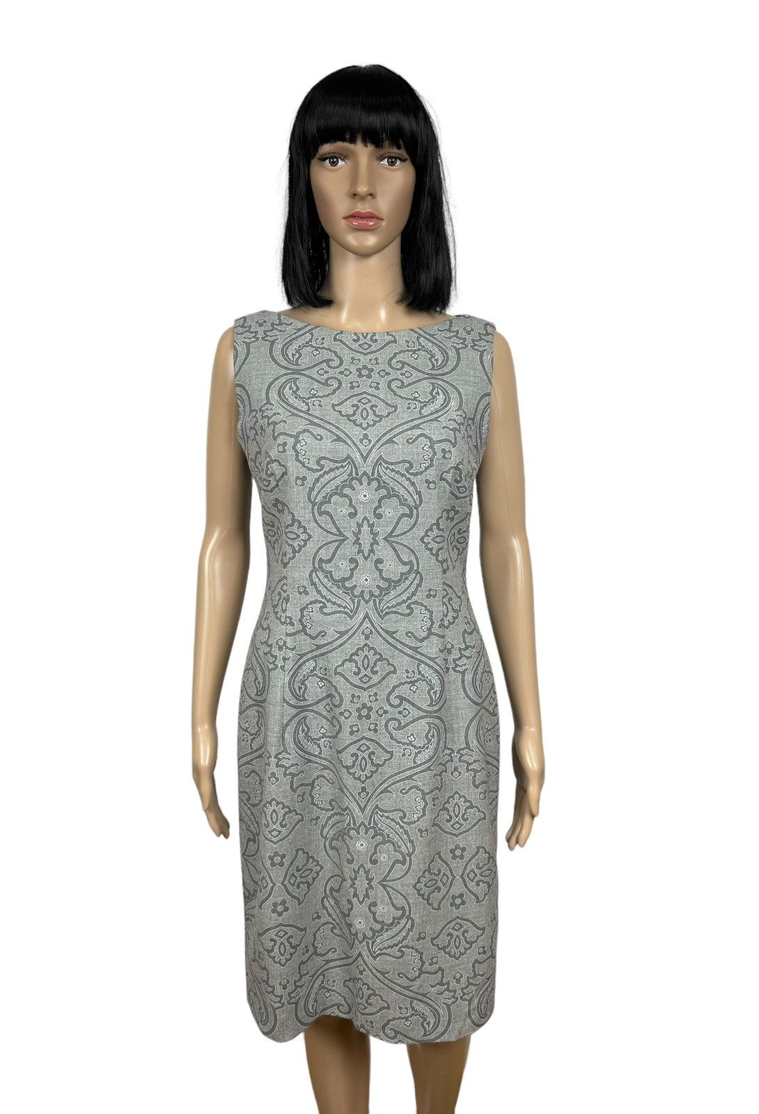 Escada × Vintage Escada Margaretha Ley Wool Dress Printed size L Size L / US 10 / IT 46 - 1 Thumbnail