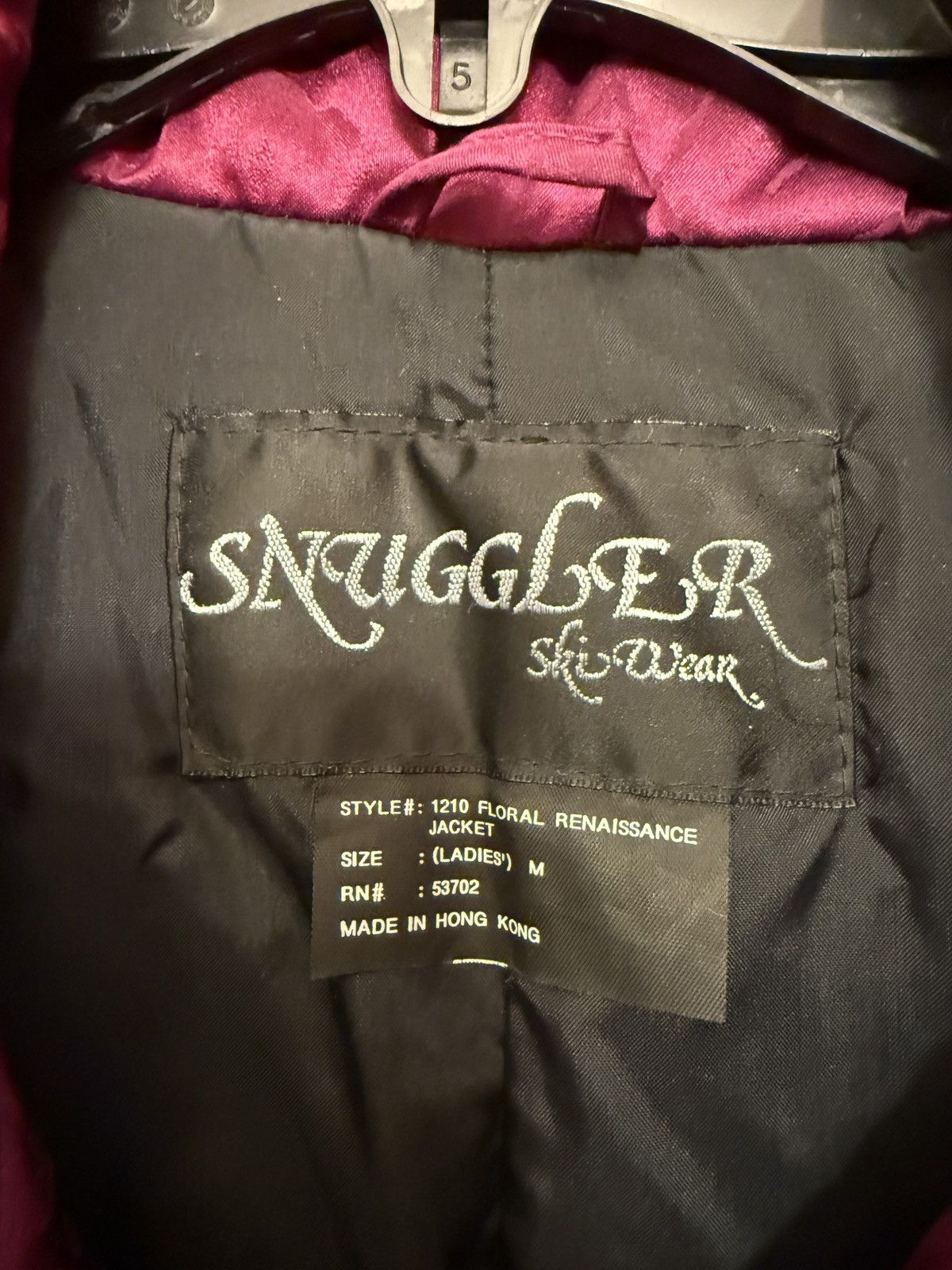 Other Snuggler Women Vintage Floral Renaissance Ski/Snow Jacket Size M / US 6-8 / IT 42-44 - 4 Thumbnail