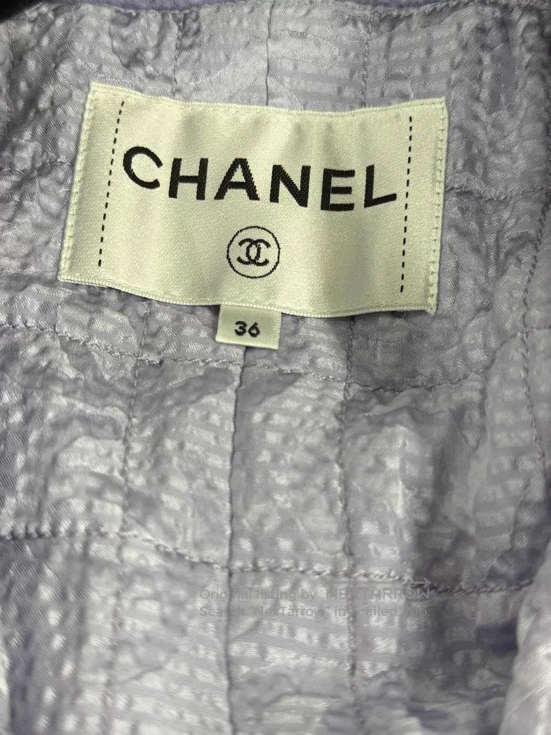 Chanel Chanel Taro purple lapel double-breasted jacket Size XS / US 0-2 / IT 36-38 - 4 Thumbnail
