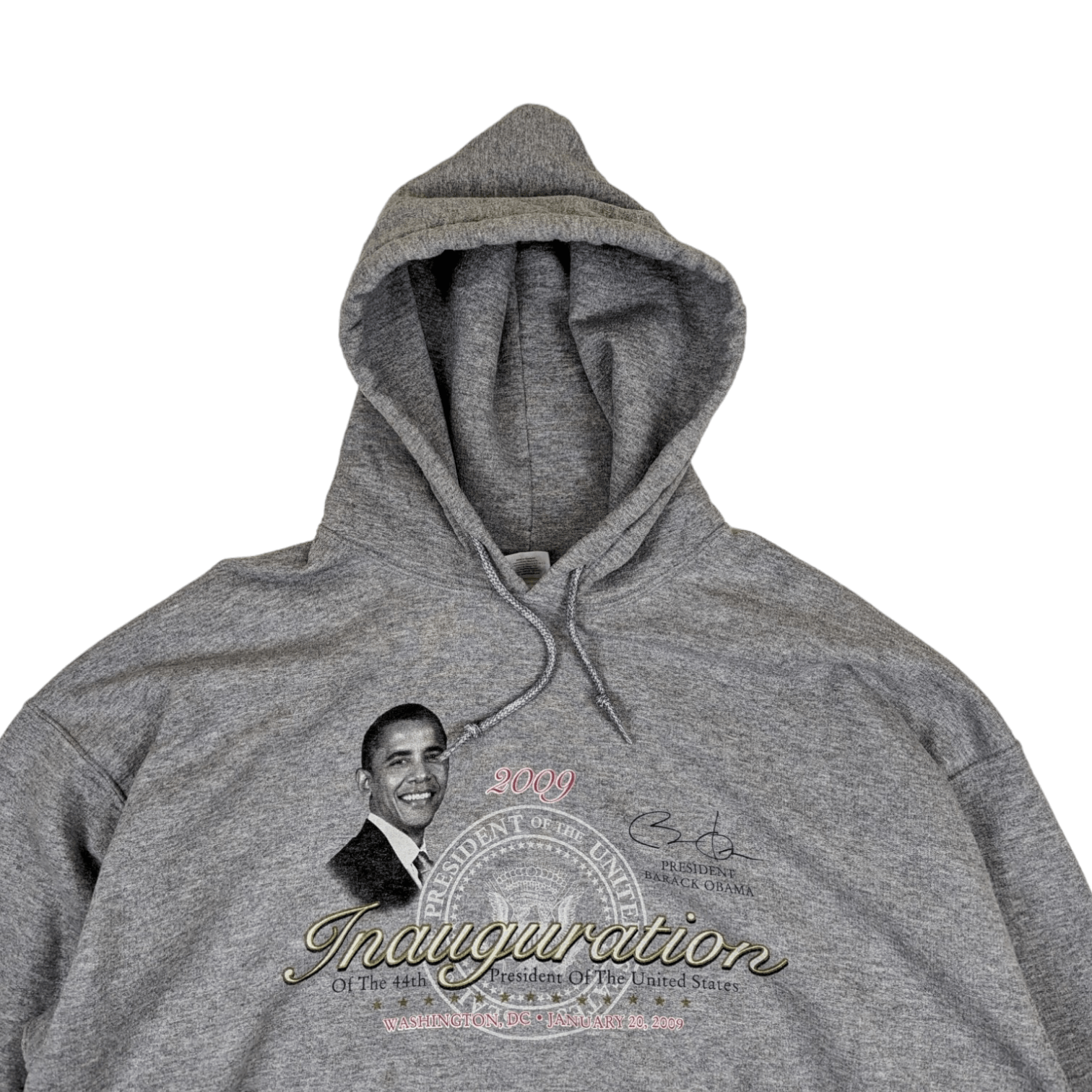 Gildan BARACK OBAMA First Inauguration 2009 Hoodie Size US XL / EU 56 / 4 - 4 Thumbnail