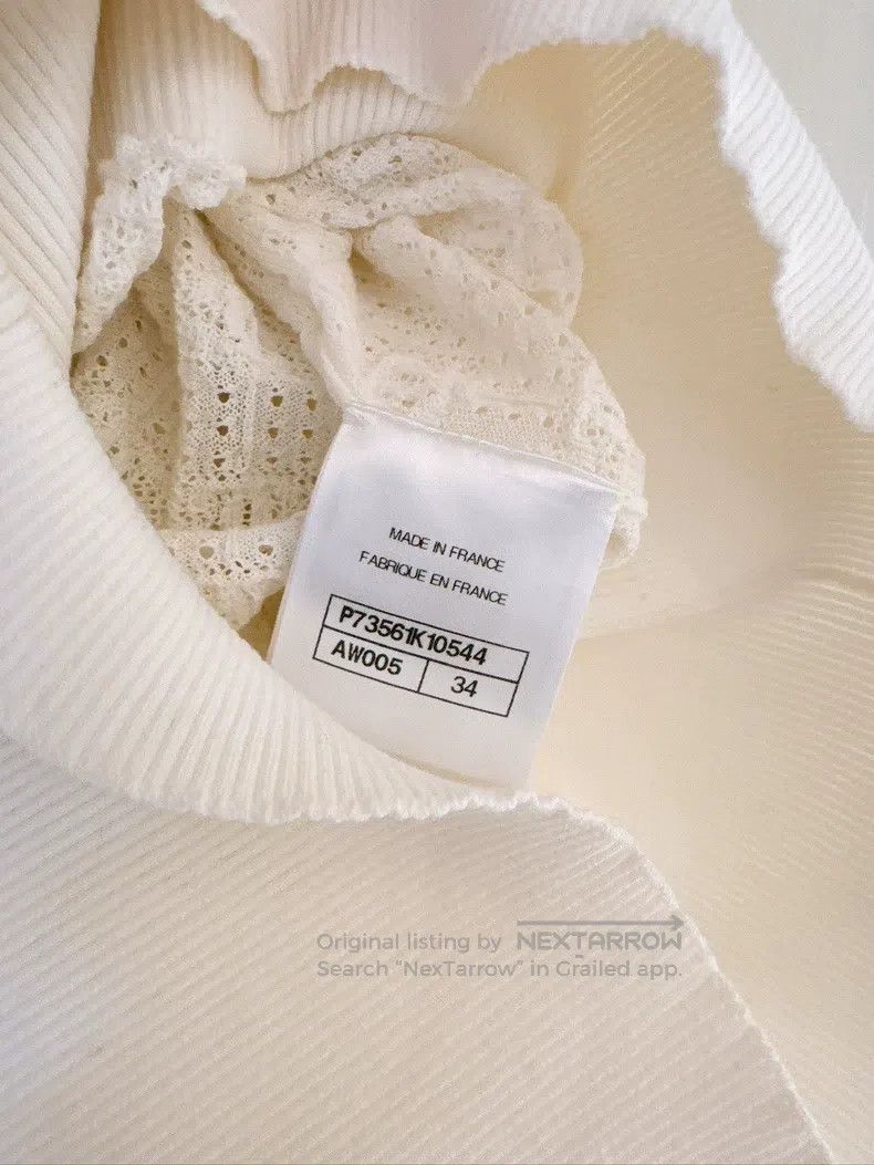 Chanel Chanel 22B ruffled logo knitwear sweater Size XXS / US 00 / IT 34 - 9 Thumbnail