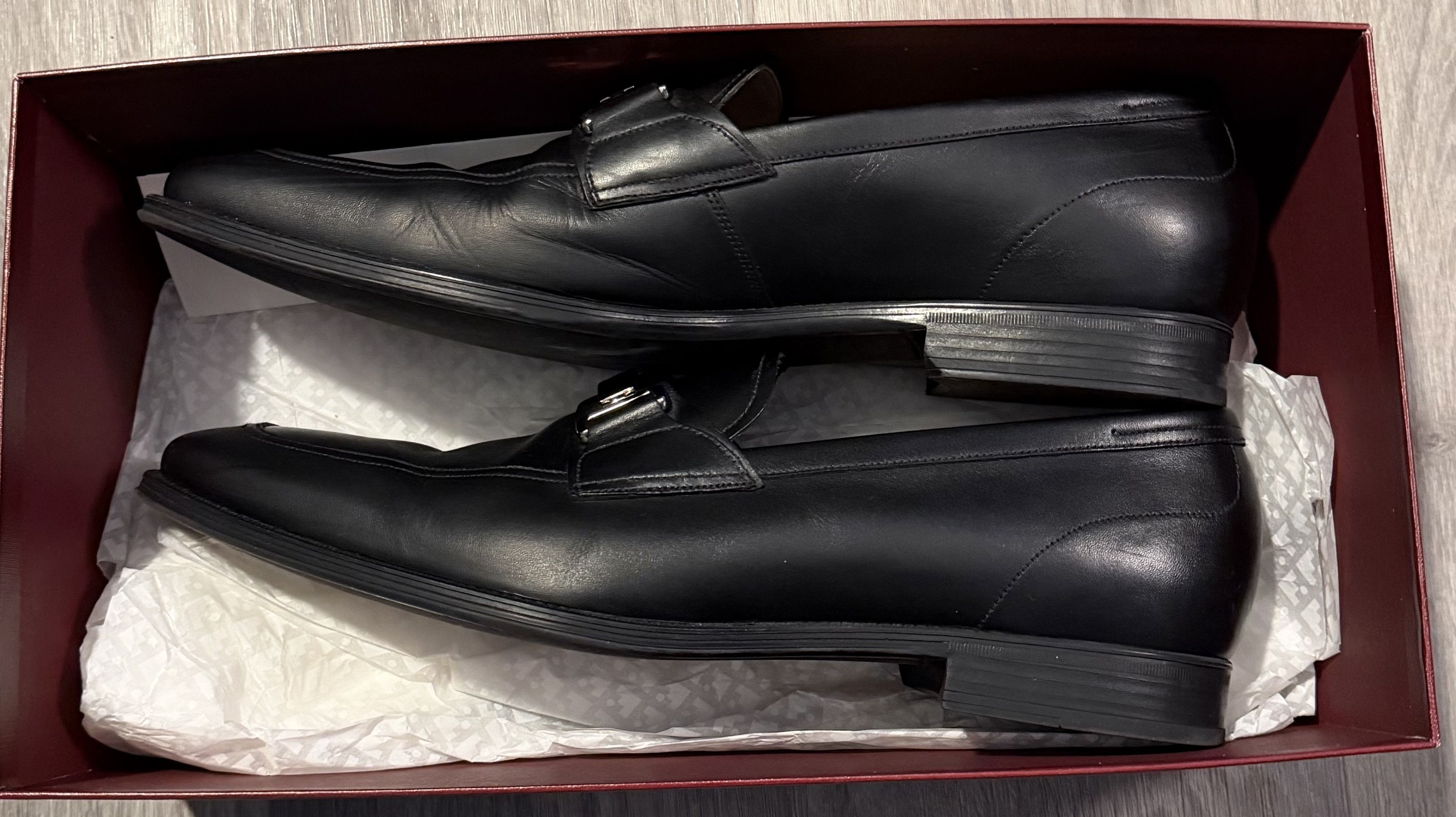 Bally Bally Black Calfskin Leather Loafers Size US 10 / EU 43 - 9 Thumbnail