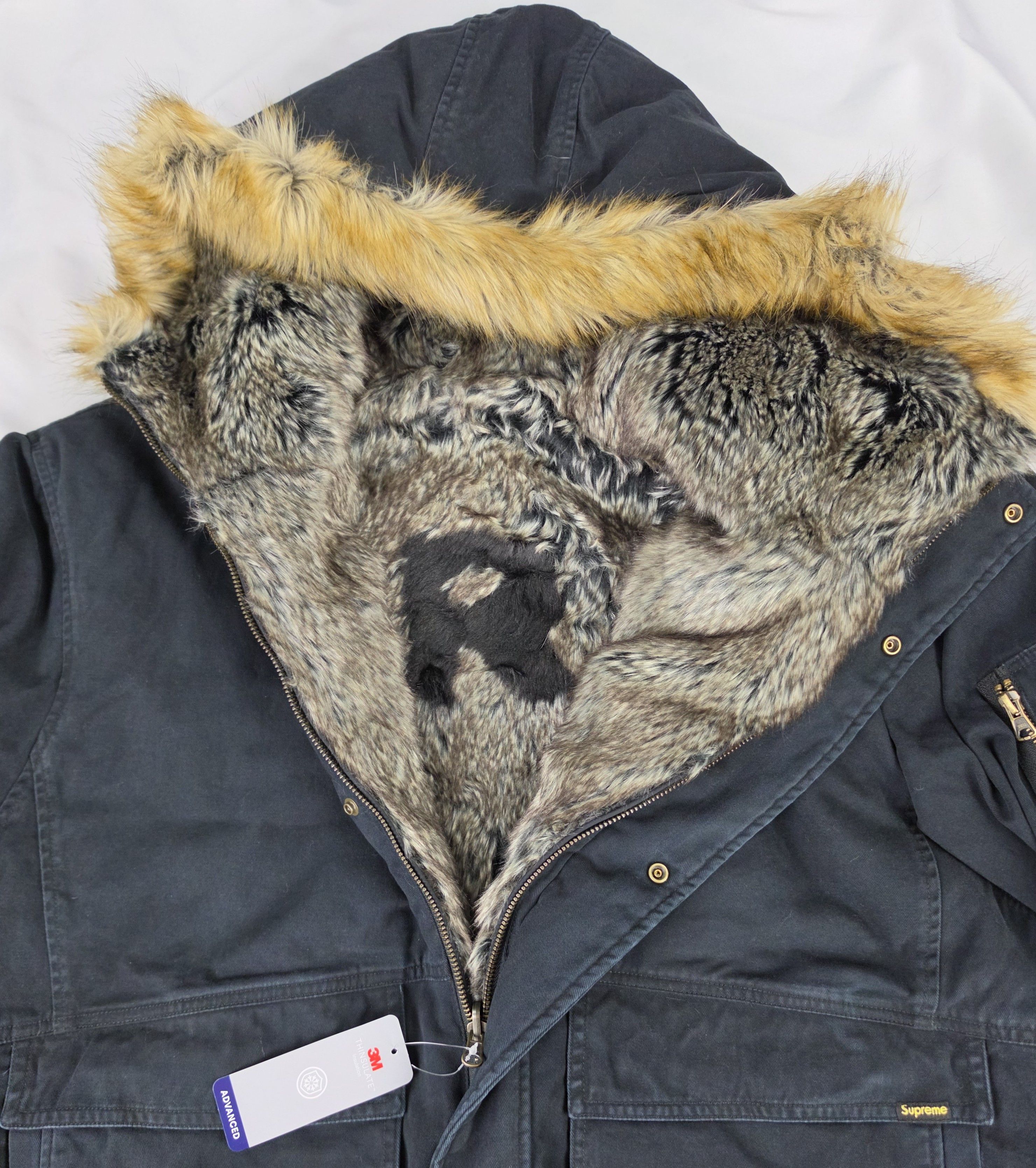 Supreme Supreme Reversible Faux Fur Hooded Work Jacket 3M Thinsulate Size US XL / EU 56 / 4 - 5 Thumbnail
