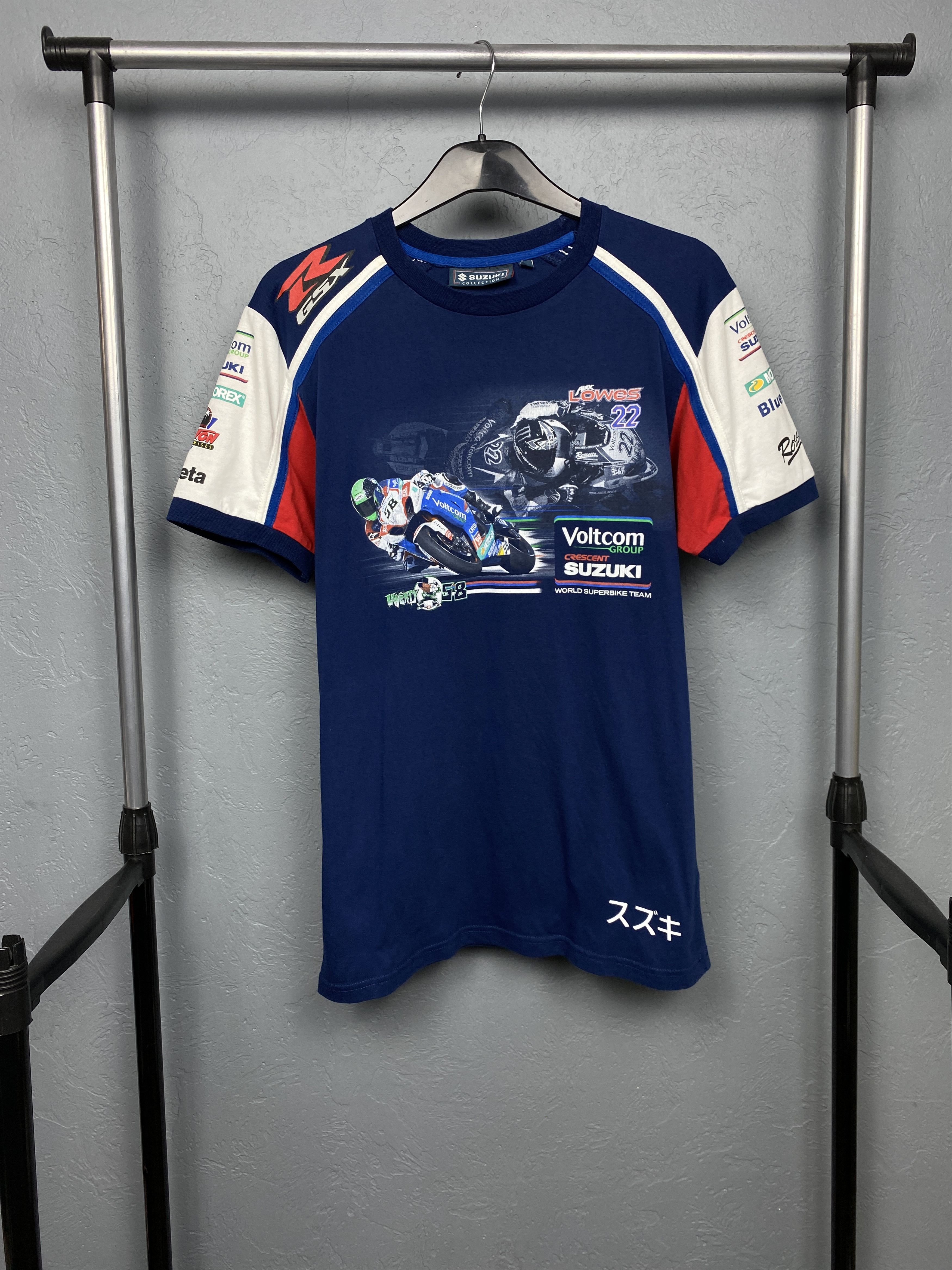 Vintage Suzuki Racing Vintage Mens Crew Neck T-Shirt Size US M / EU 48-50 / 2 - 1 Thumbnail