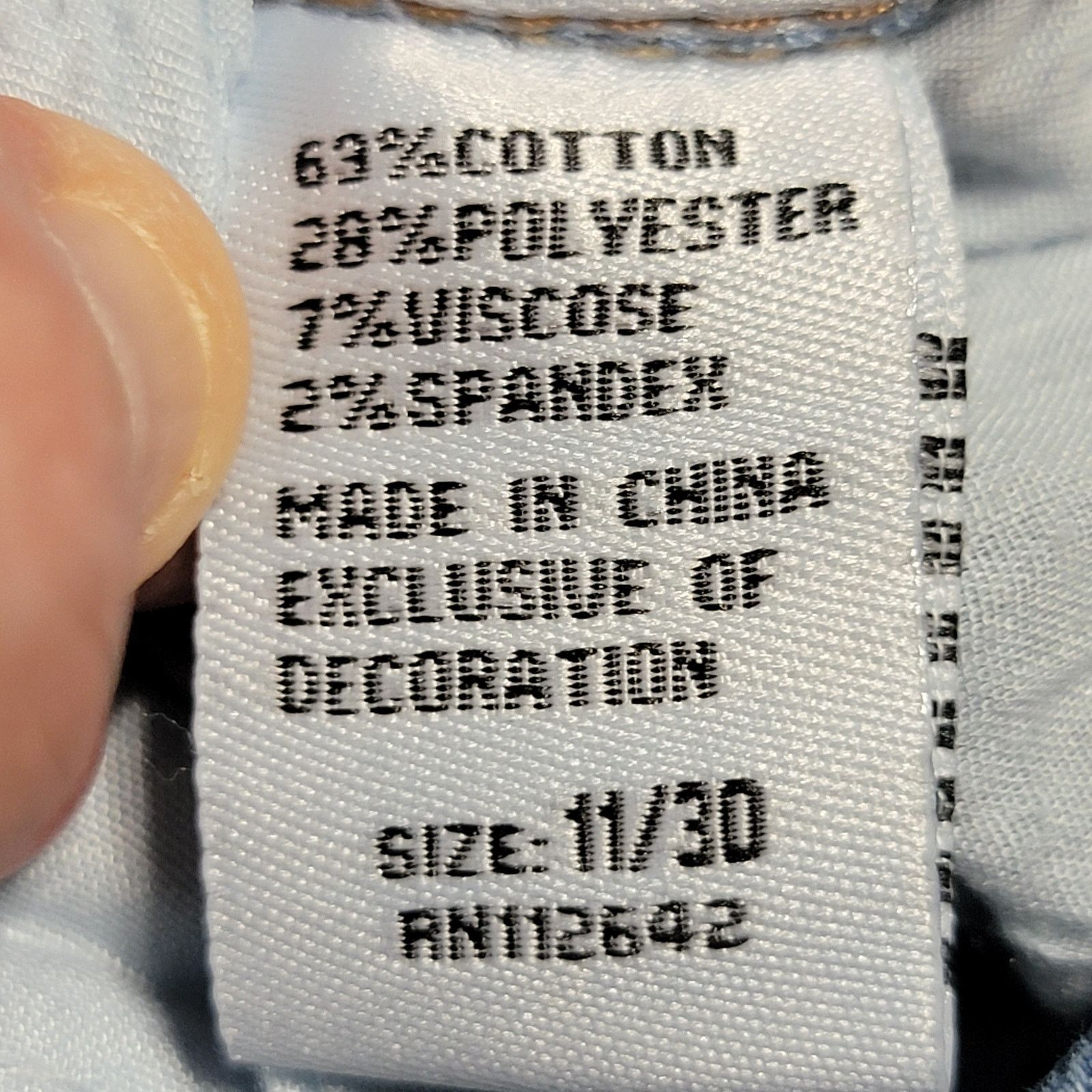 Other Blue Savvy Denim Flare Leg Jeans - Size 11/30 - Excellent! Size 29" - 6 Thumbnail