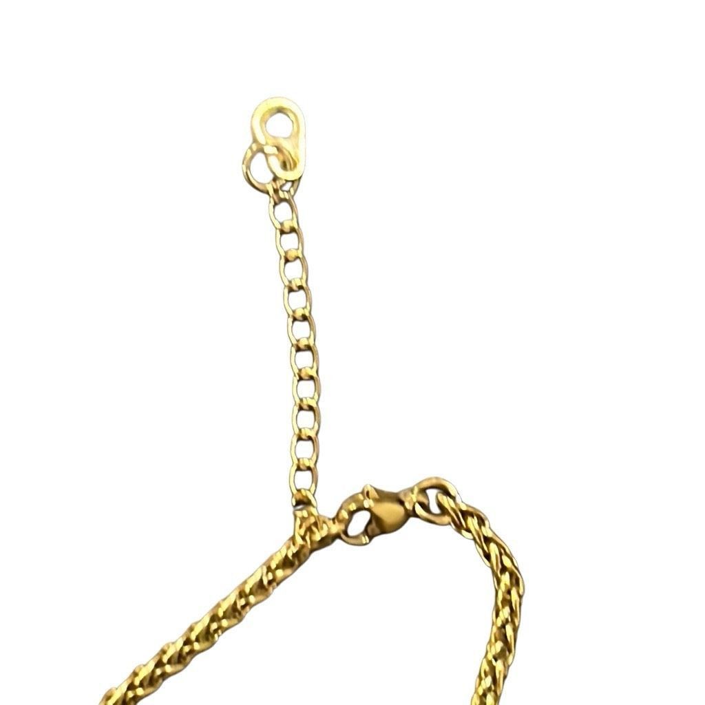 Other Keystyle Z Initial Zirconium Gold Tone Bling Necklace Adjust Size ONE SIZE - 5 Thumbnail