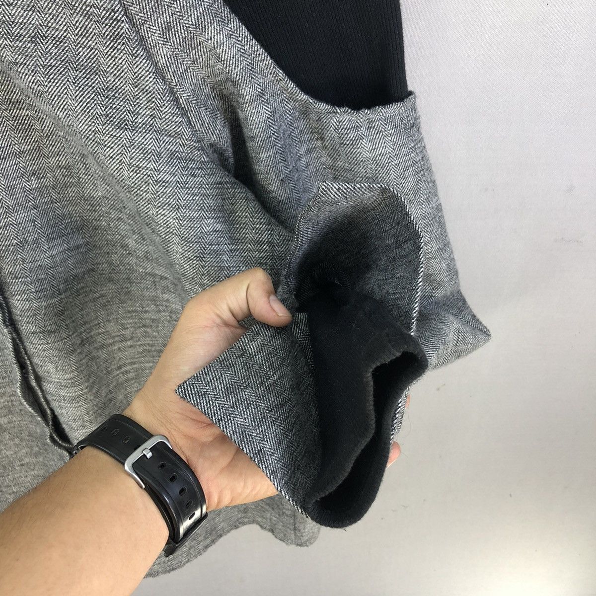 Japanese Brand Avant Garde ❗️Emoda Hybrid Button Up Double Layer Shirt Size XS / US 0-2 / IT 36-38 - 8 Thumbnail