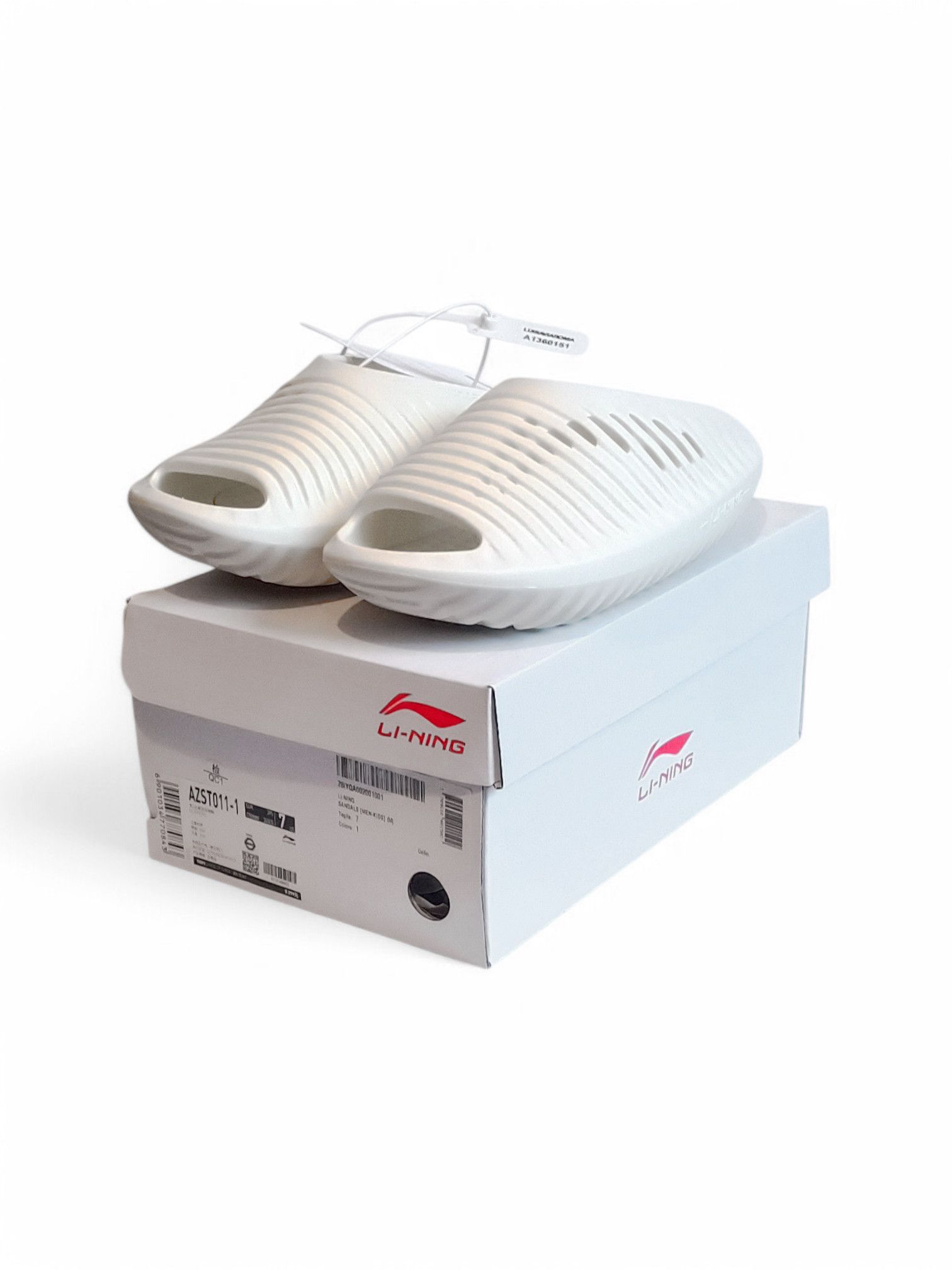 Li-Ning Li-Ning Xuankong Slay 'Creamy White' Slide Sandals AZST011-1 Size US 7 / EU 40 - 3 Thumbnail