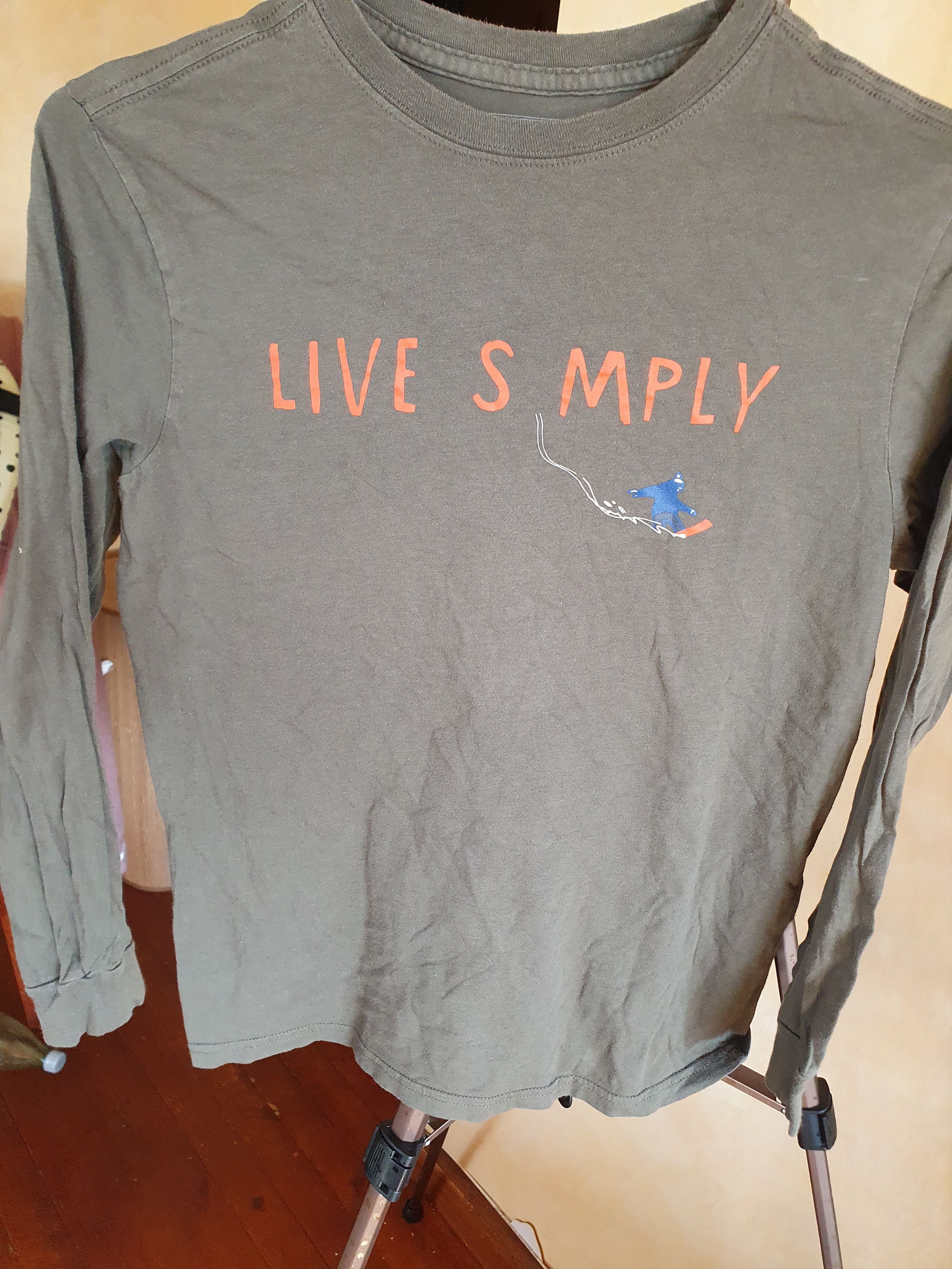 Patagonia Patagonia Live Simply T-shirt Snowboarder Long Sleeve S Size S / US 4 / IT 40 - 6 Thumbnail