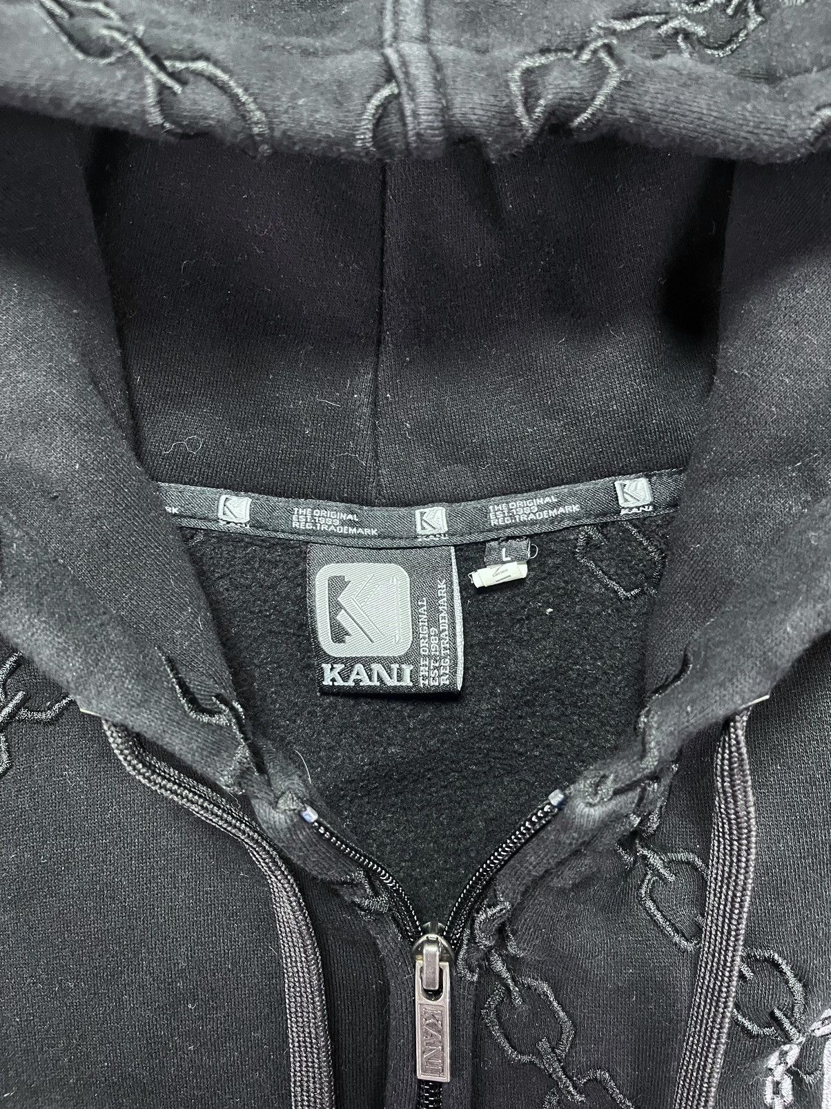 Karl Kani Karl Kani Chains Logo AOP Embroidered Baggy Zip Hoodie L XL Size US L / EU 52-54 / 3 - 9 Thumbnail