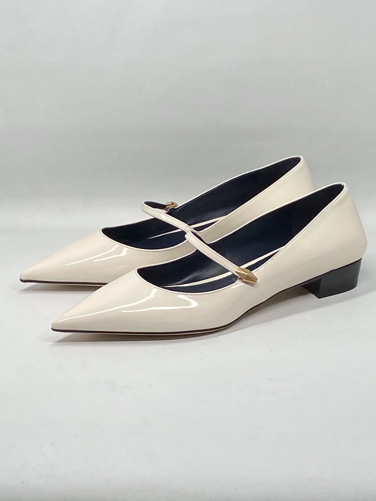 Jimmy Choo Jimmy Choo Carolyn Leather Mary Jane Flats size 38.5 Size US 8.5 / IT 38.5 - 1 Thumbnail