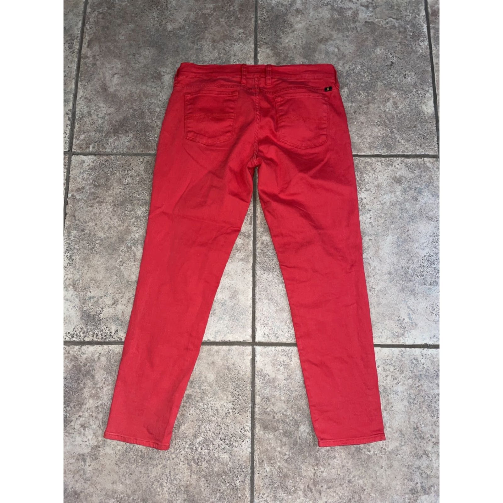 Lucky Brand Lucky Brand Charlie Capri Jeans Red 8x29 Womens Size 8 Capri MPN 8X29 Size 30" / US 8 / IT 44 - 4 Thumbnail