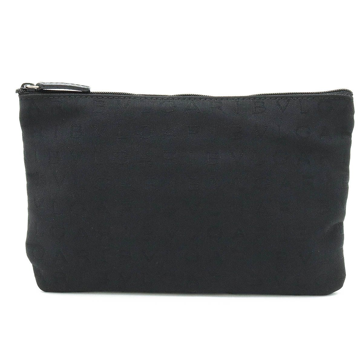 Bvlgari Bvlgari Bvlgari Logo Mania Canvas/Leather Multi Pouch Cosmetic Bag Canvas Vanity Bag in Great Condition Size ONE SIZE - 1 Thumbnail