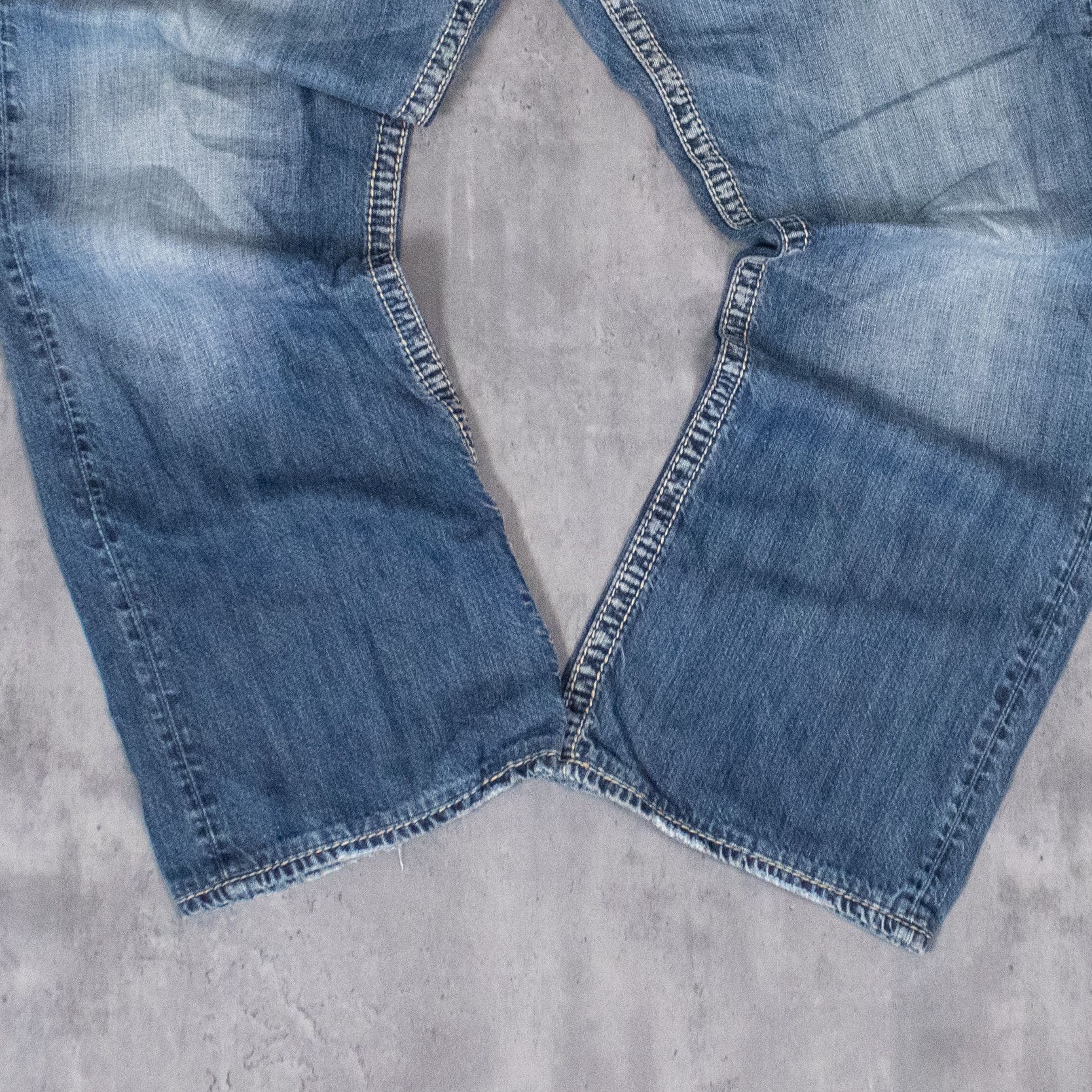 Silver Jeans Co. Y2K 2000's Silver Jeans Grunge Baggy Relax Wide Denim Pants Size US 37 - 3 Thumbnail
