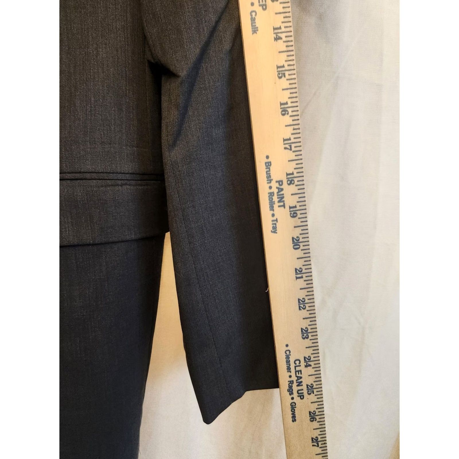 Jack Victor Jack Victor Suit Jacket Mens 44L Gray Wool 2 Button Long Made Canada Urban SPJ Size 44R - 5 Thumbnail