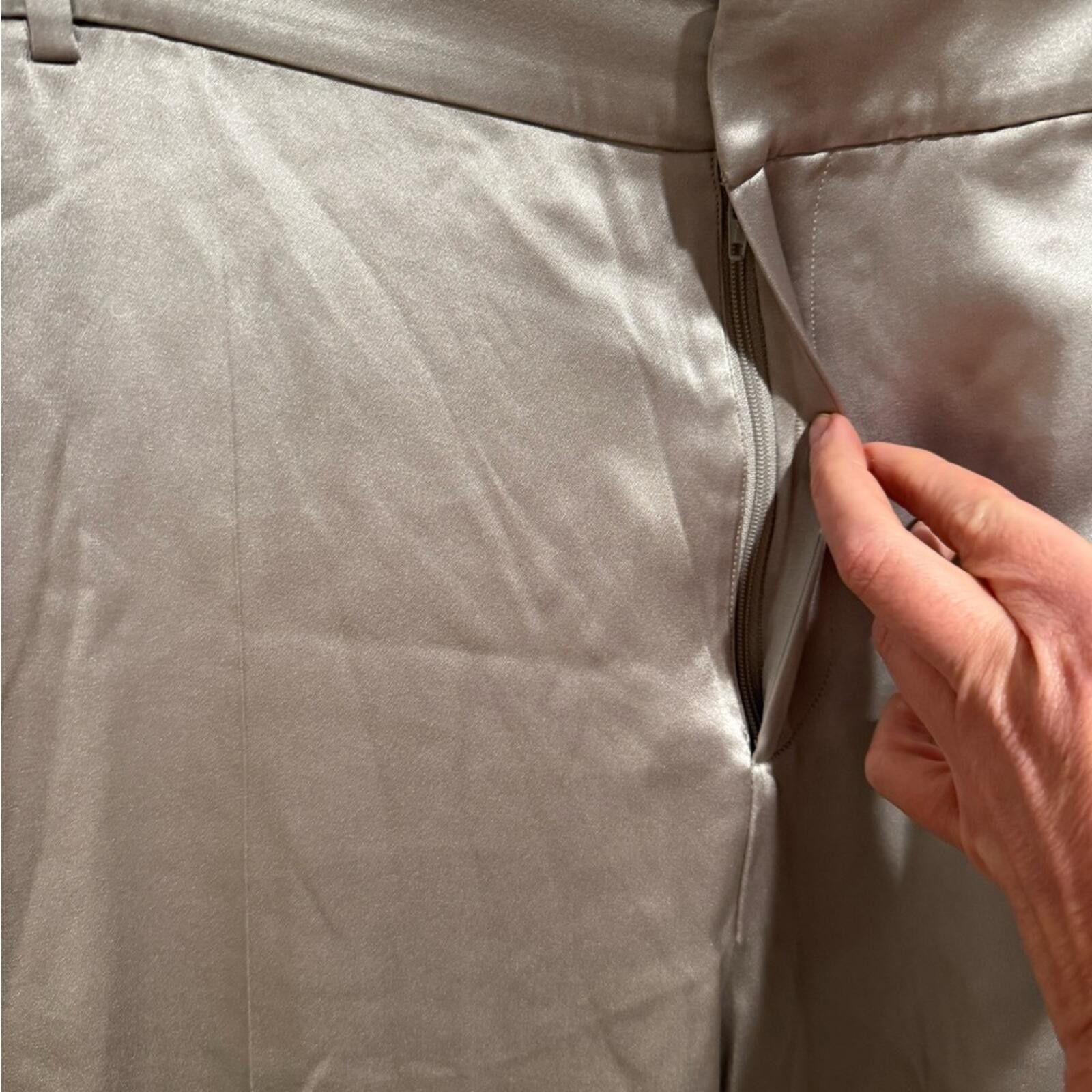 Joseph Joseph Jack Silk Satin Pants, Size 44 or US 14 Size 36" / US 14 / IT 50 - 9 Thumbnail