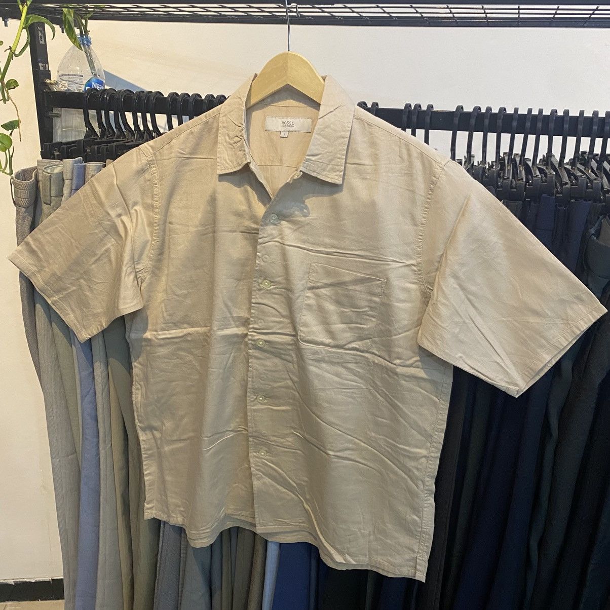 Rosso by urban research japan open collar shirt