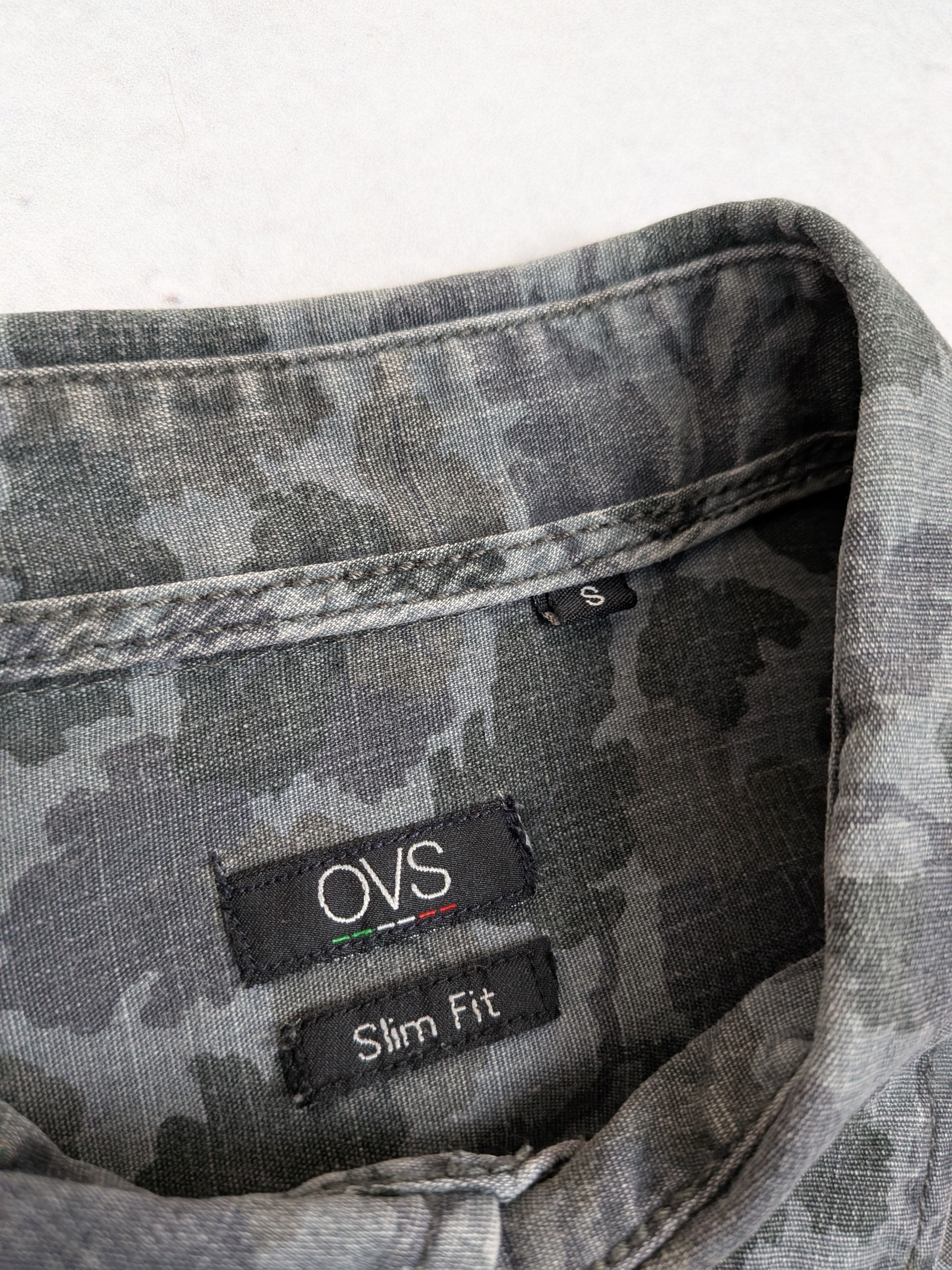 Other OVS Multicolor Abstract Leaf Pattern Shirt Slim Fit Size S Size US S / EU 44-46 / 1 - 4 Thumbnail