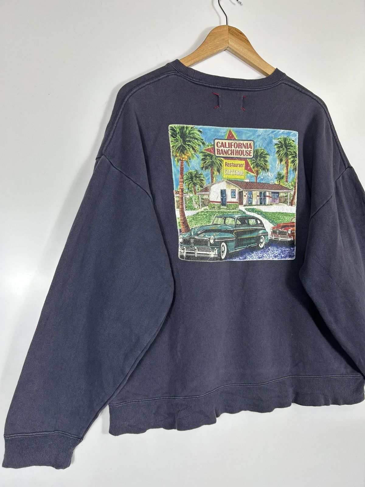 Sun Surf 🌊California Ranch House Sun Faded Baggy Sweatshirt Size US M / EU 48-50 / 2 - 11 Thumbnail
