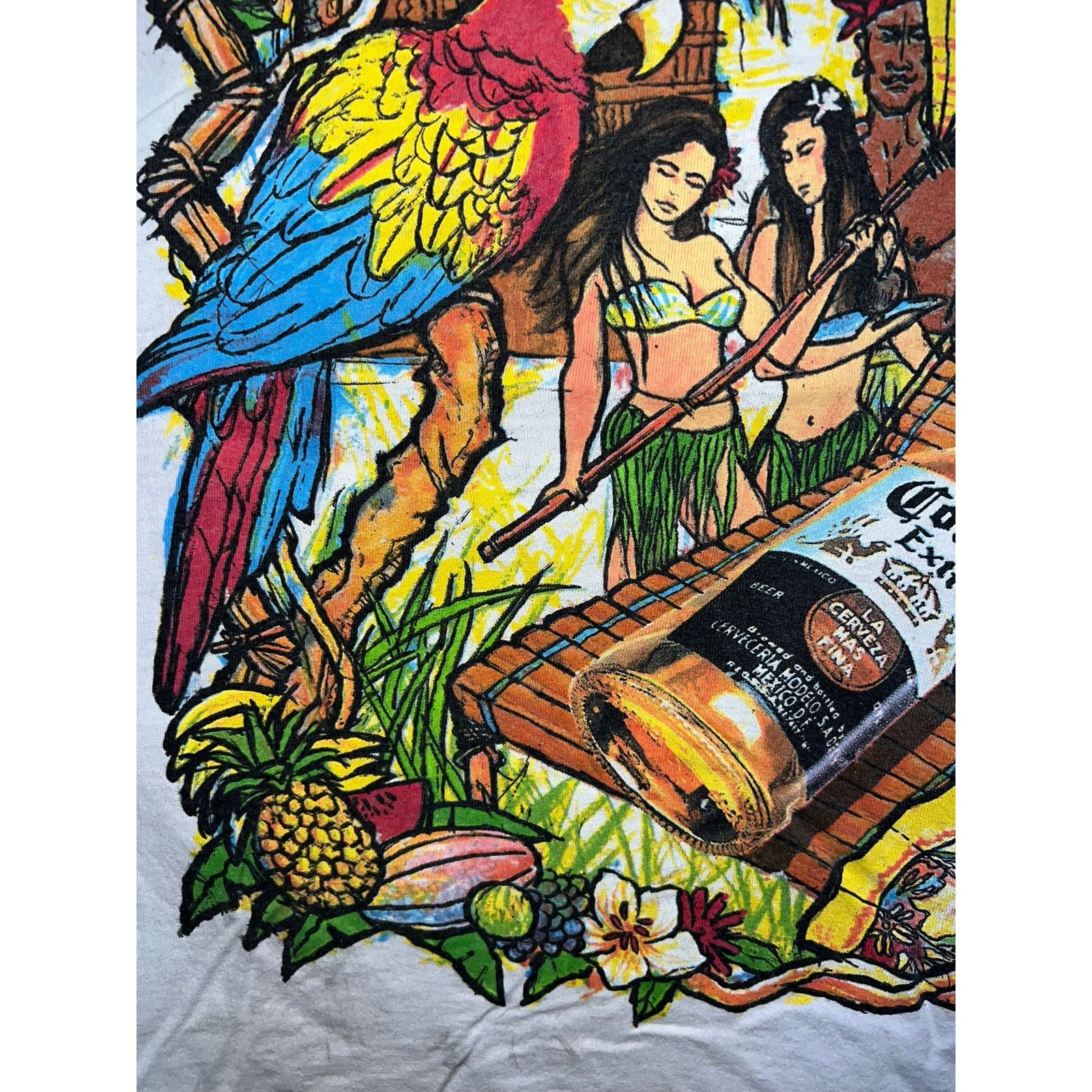 Hanes Vintage Jimmy Buffet The Outpost Tour Shirt Concert 90s VTG Size US L / EU 52-54 / 3 - 5 Thumbnail