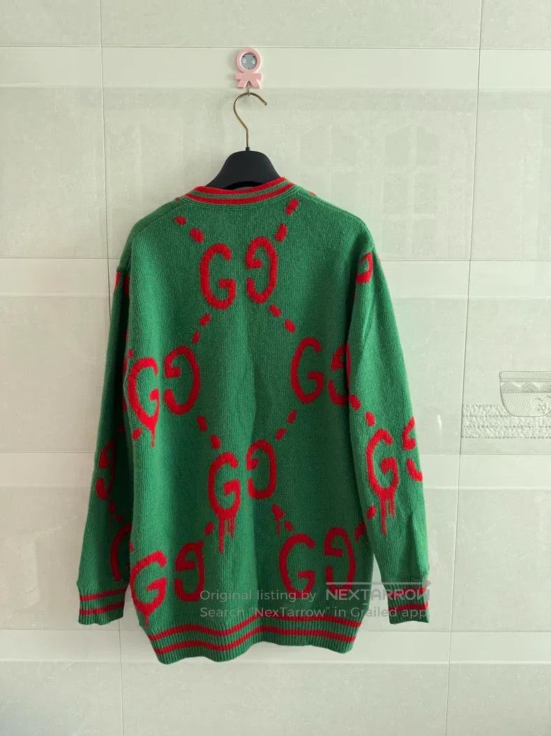 Gucci Gucci Large logo full-print knitted cardigan coat Size XS / US 0-2 / IT 36-38 - 2 Thumbnail