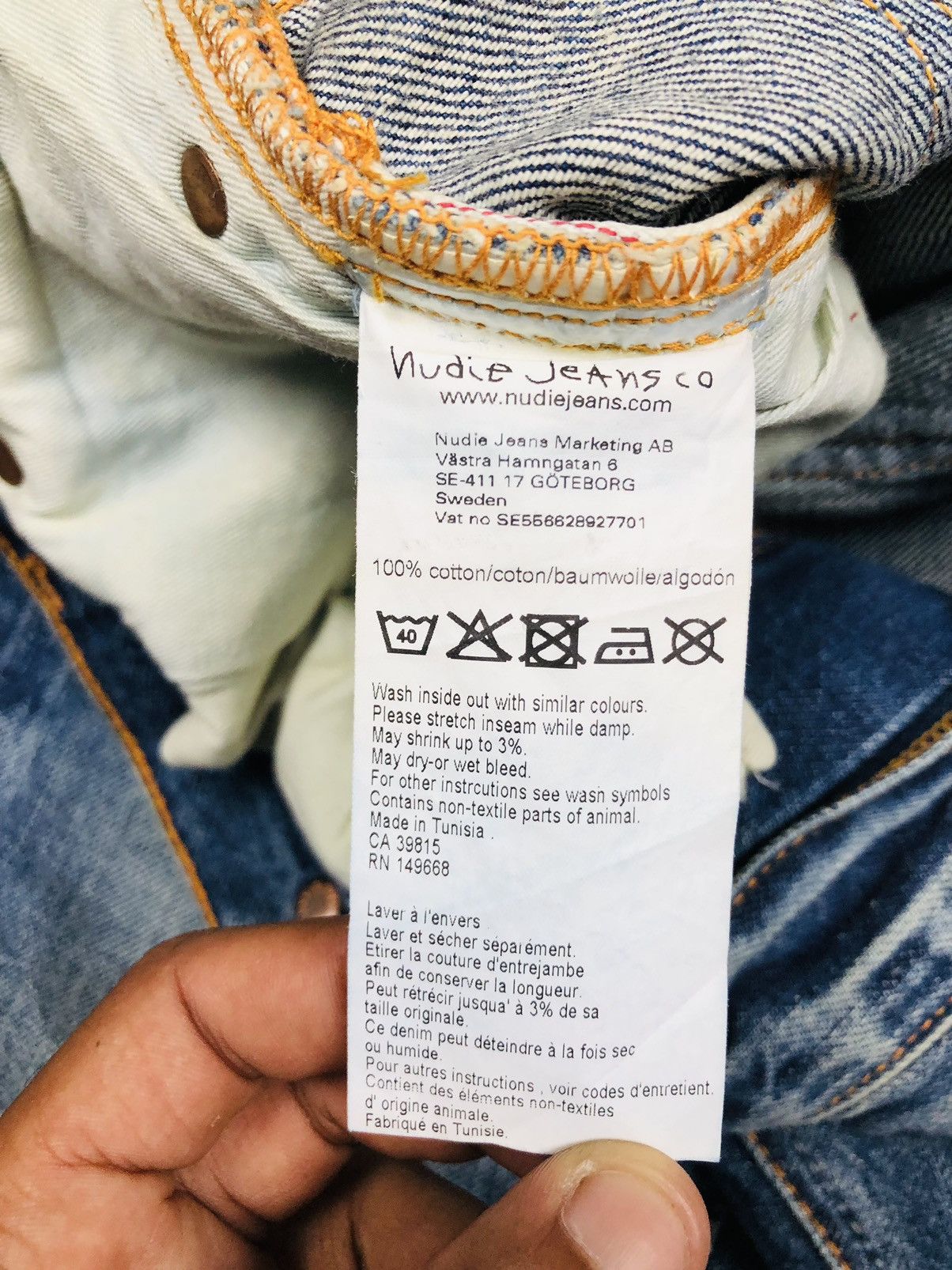 Nudie Jeans Distressed Nudie Jeans (33) Size US 32 / EU 48 - 15 Thumbnail