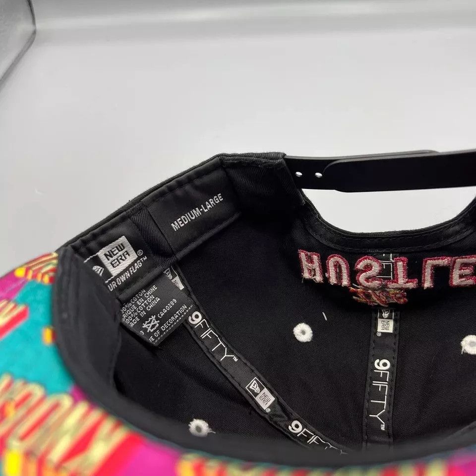 New Era Knock the Hustle Hat Men 9Fifty New Era Snap Back Cap M-L Size ONE SIZE - 5 Thumbnail