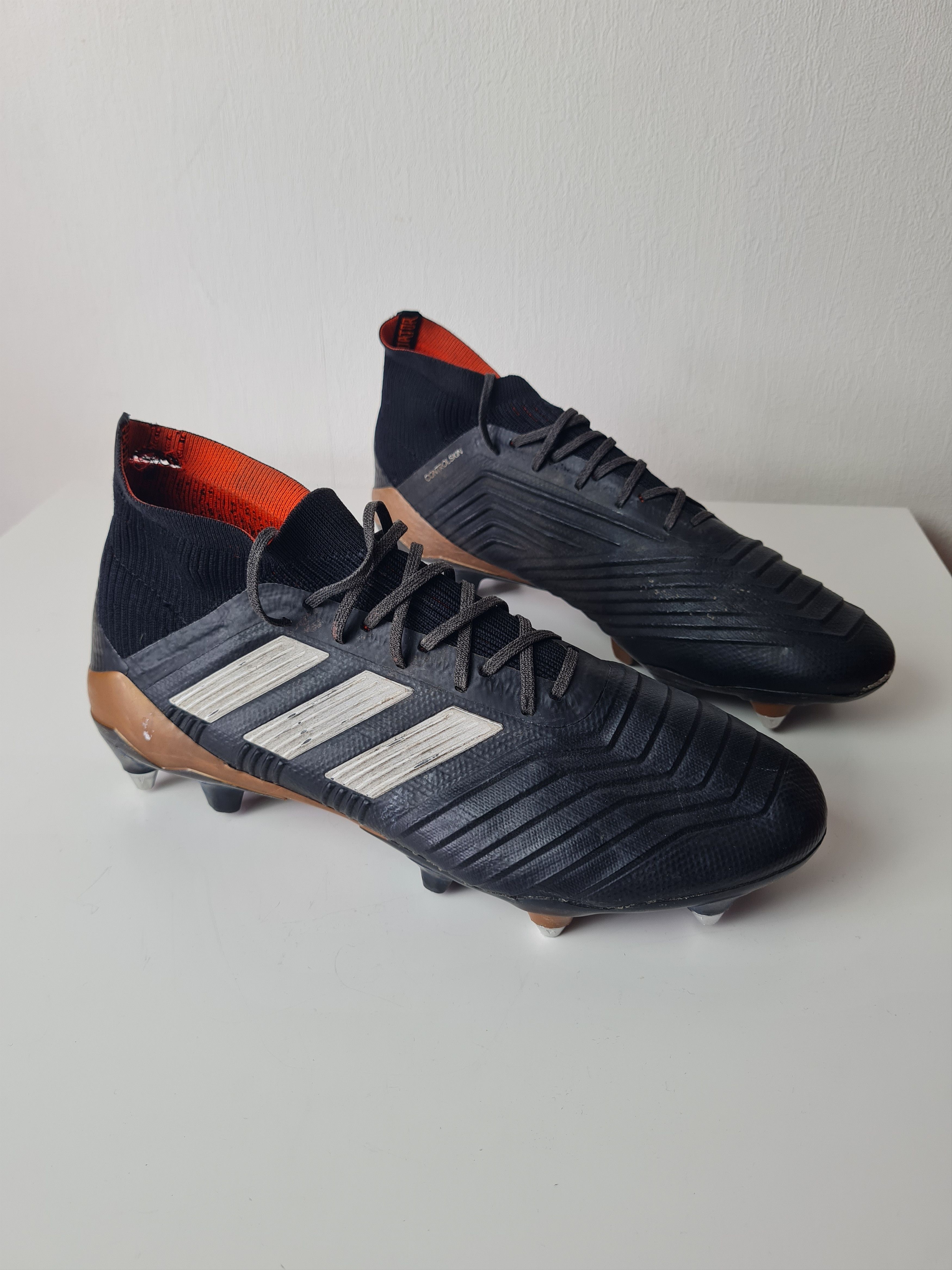 Adidas Football Soccer Boots Adidas Predator SG black Cleats UK8 Size US 9 / EU 42 - 23 Thumbnail