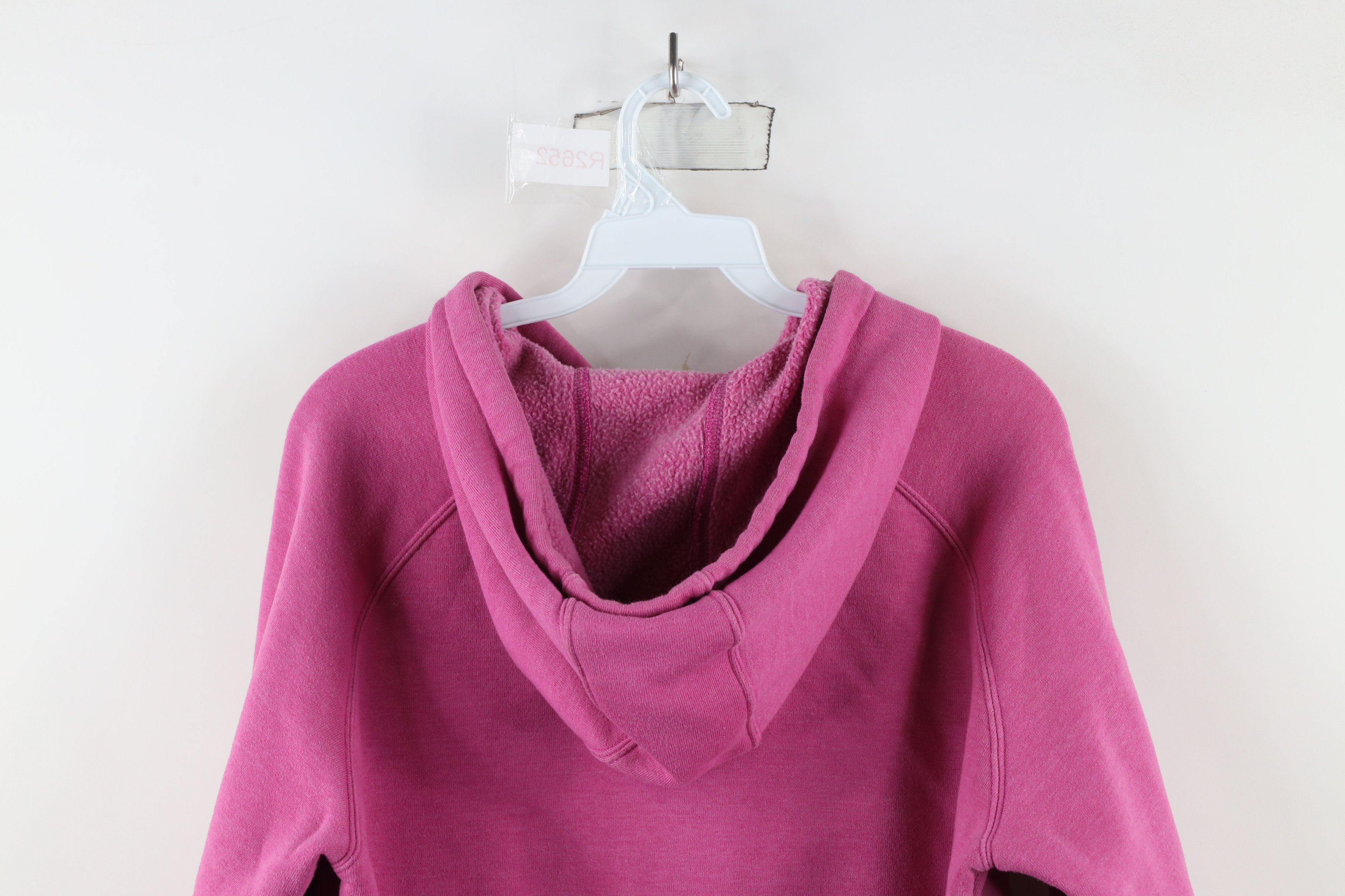 Carhartt × Vintage Vintage Carhartt Spell Out Full Zip Hoodie Sweatshirt Pink Size L / US 10 / IT 46 - 12 Thumbnail