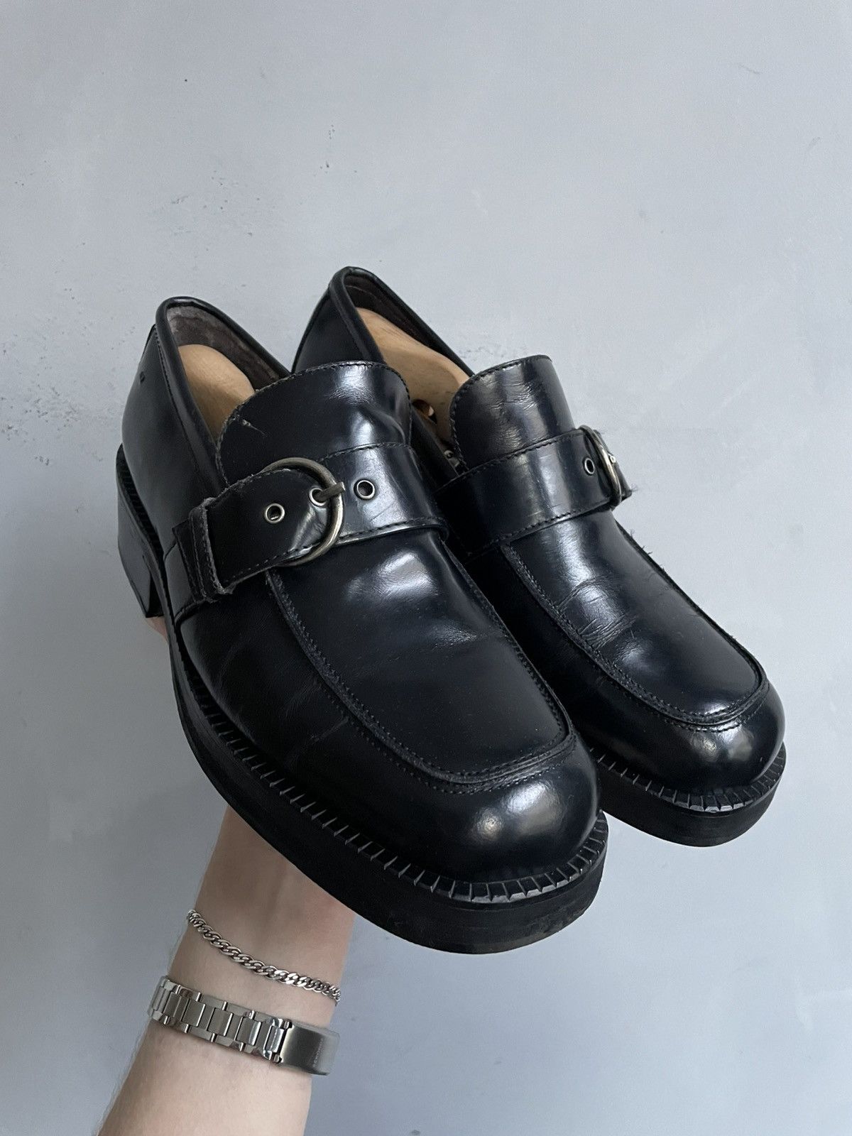 Other Hype Platform boots leather loafers gucci style hype Size US 8.5 / EU 41-42 - 3 Thumbnail