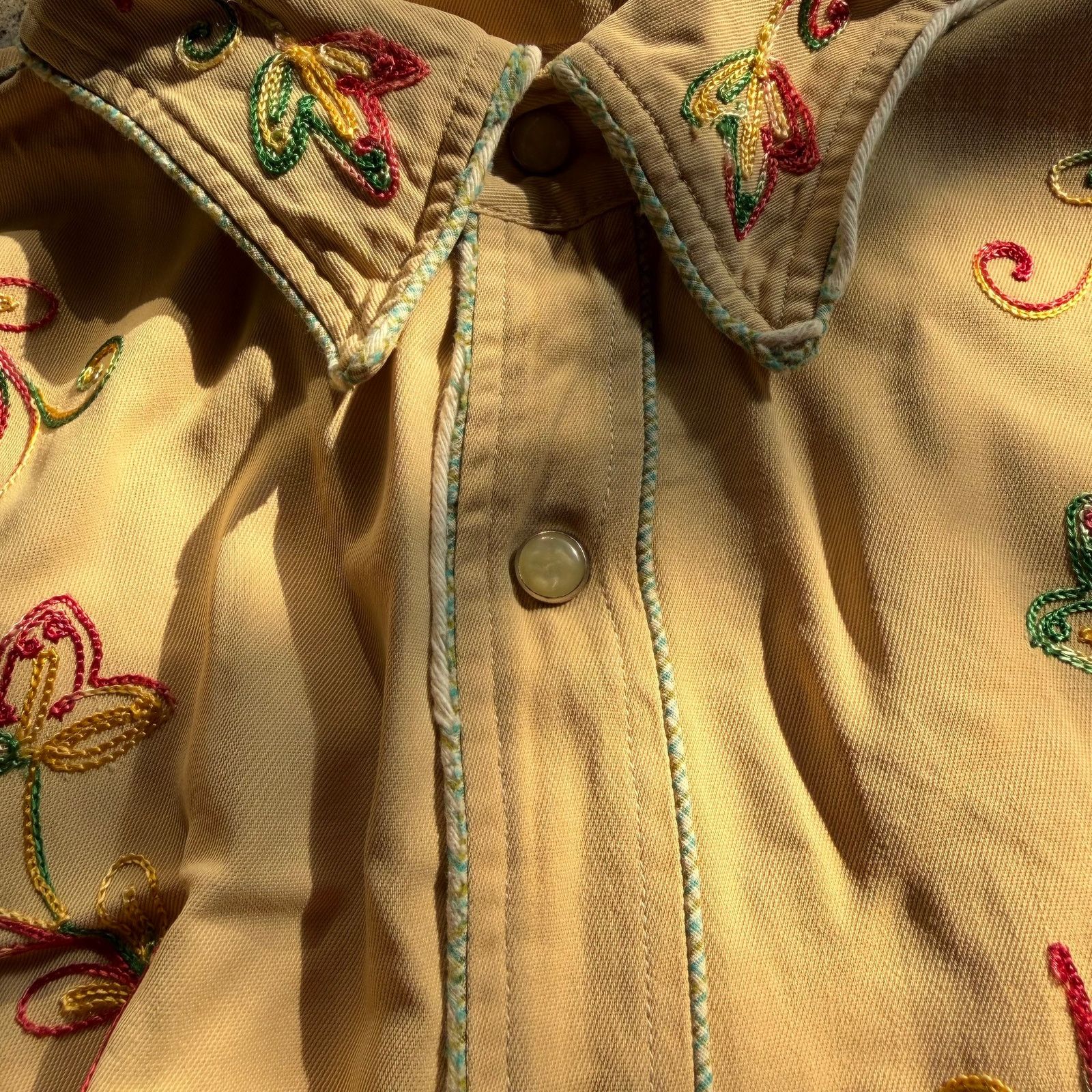 Vintage Vintage 40s California Ranchwear Gabardine Embroidered Size US XL / EU 56 / 4 - 14 Thumbnail