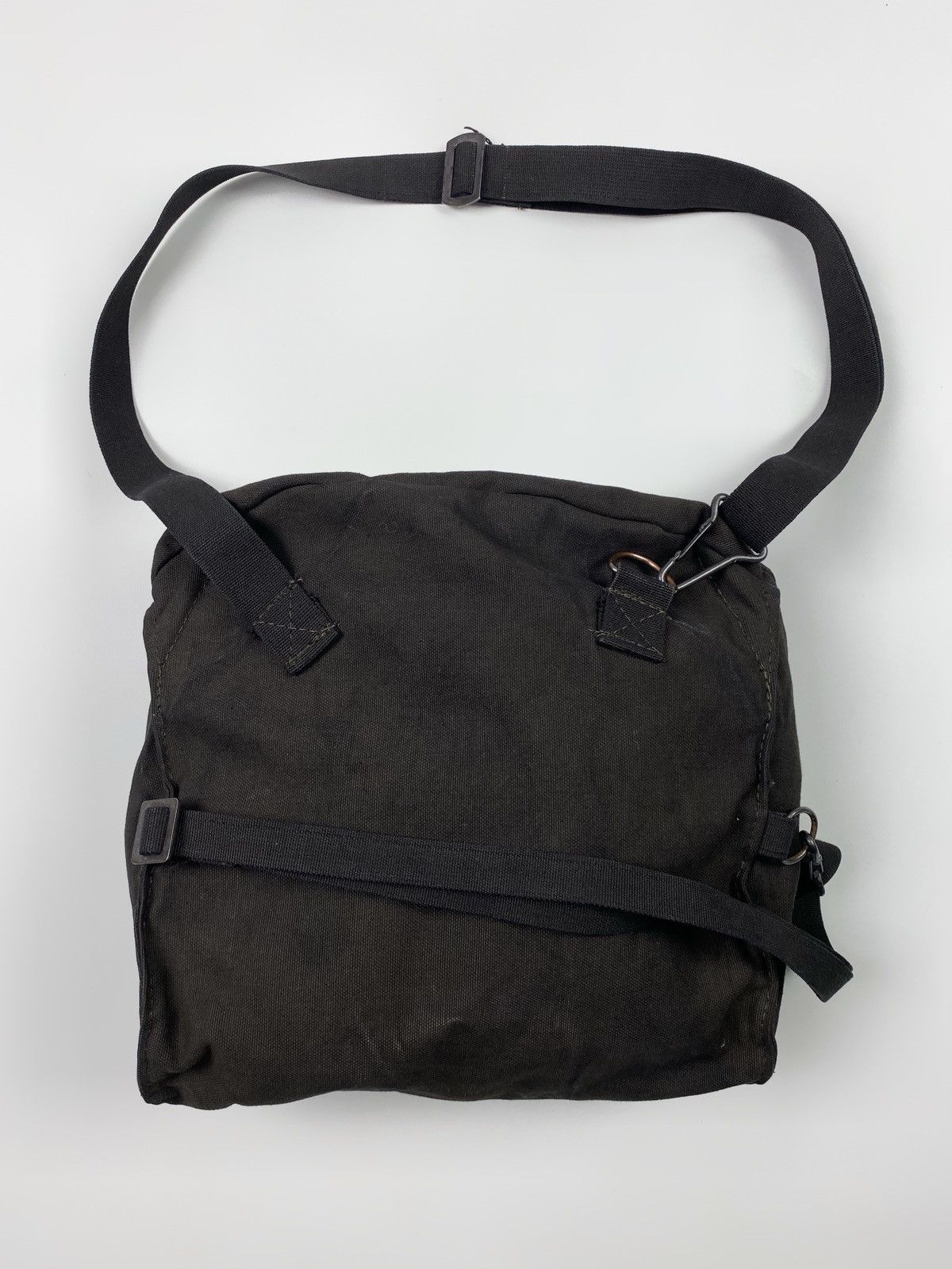 Vintage 80’s Vintage Garment Dyed Finnish Army Canvas Shoulder Bag Size ONE SIZE - 8 Thumbnail