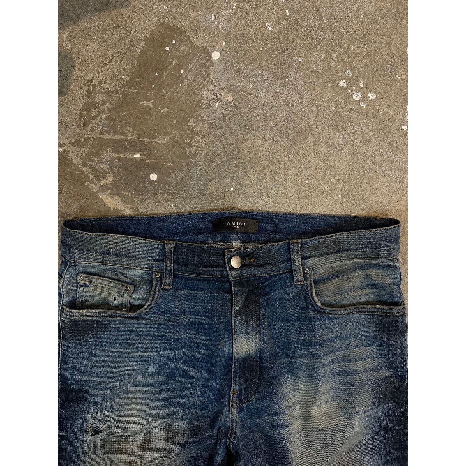 Amiri Amiri Ripped Thrasher Jeans Used 36 Size US 36 / EU 52 - 2 Thumbnail