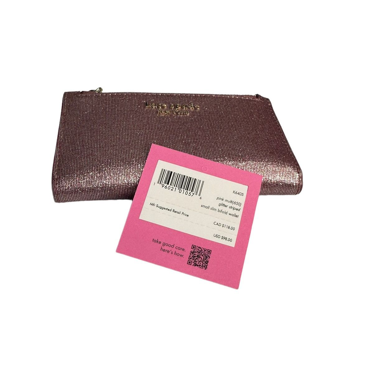 Kate Spade kate spade Leather Card Case Small Slim Wallet Pink Size ONE SIZE - 9 Thumbnail