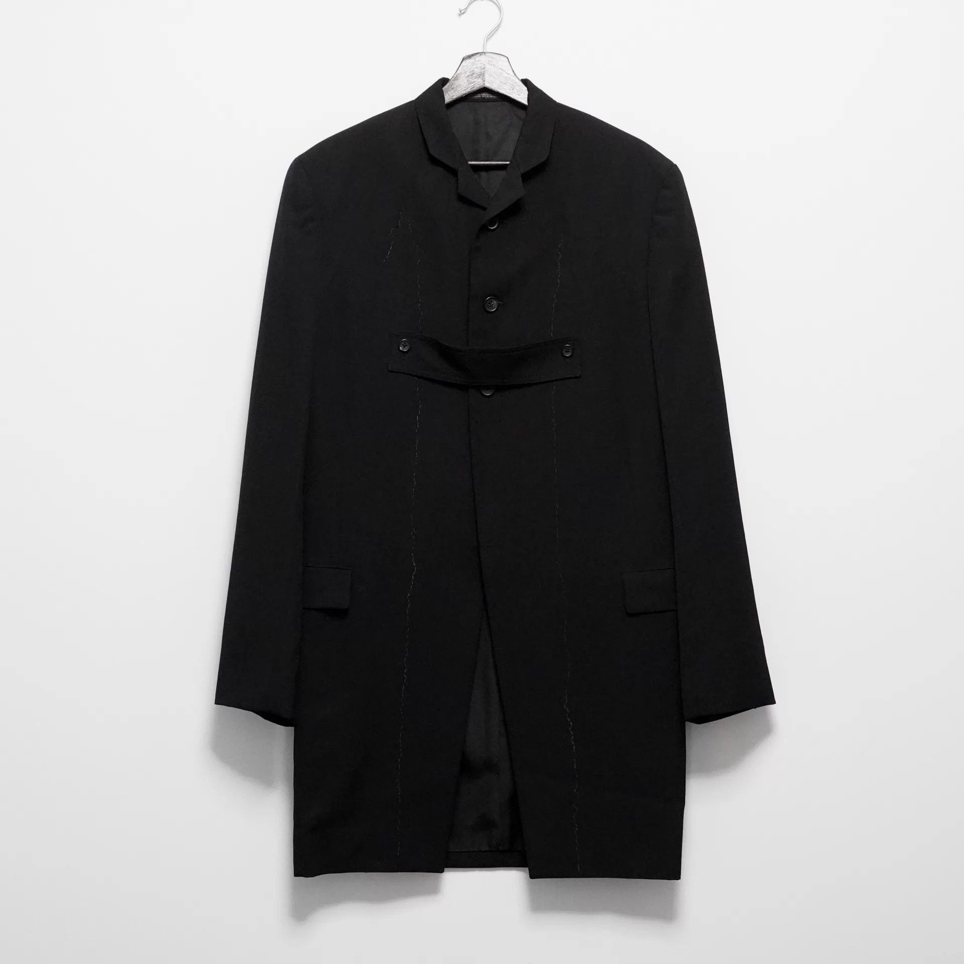 Yohji Yamamoto Yohji Yamamoto 1994AW Invisible Embroidered Dress Jkt S Size US S / EU 44-46 / 1 - 1 Thumbnail