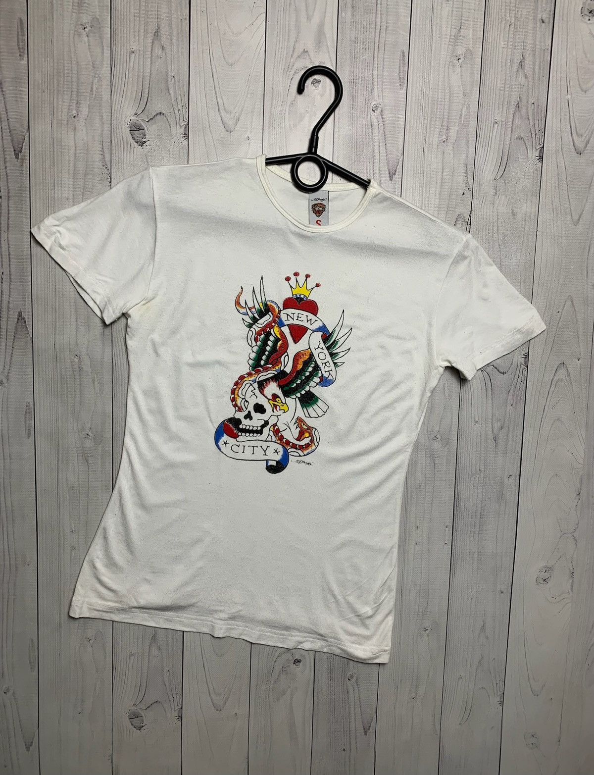Ed Hardy × Vintage Vintage Ed Hardy tee logo size S Size US S / EU 44-46 / 1 - 1 Thumbnail