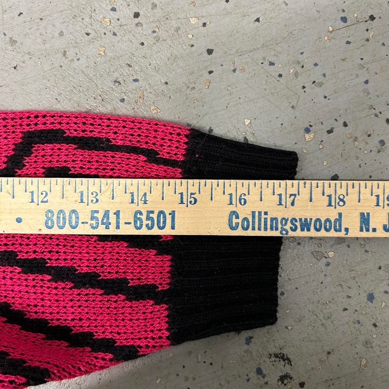 Other Pink and black vintage 80s sweater Size L / US 10 / IT 46 - 8 Thumbnail