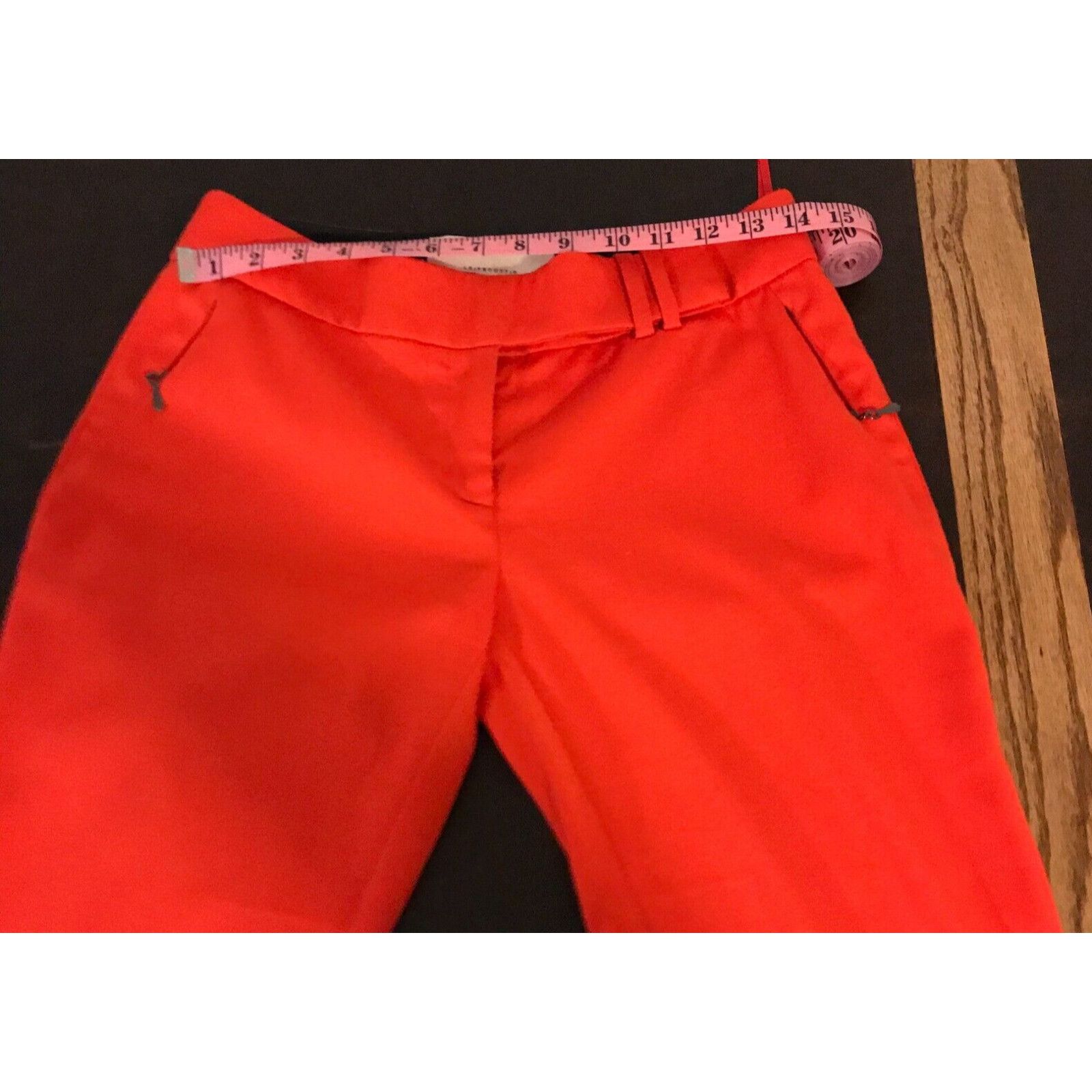 Anthropologie Anthropologie Leifsdottir Orange Cropped Ankle Zipper Pants Size 27" / US 4 / IT 40 - 11 Thumbnail